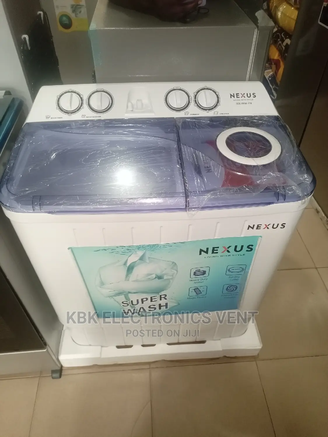 Nexus 7KG Twin Tub With Pump