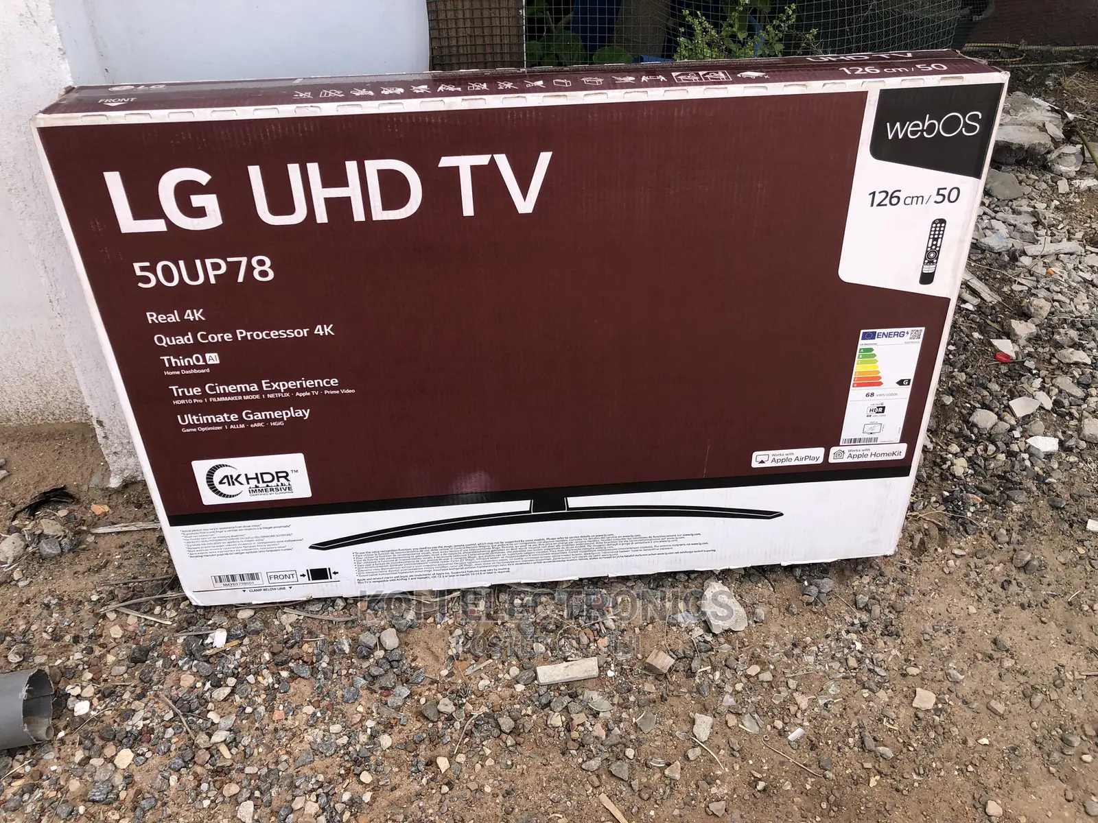 Ai 2021 LG Uhd TV 50 Inch Up78 Series Active HDR Webos
