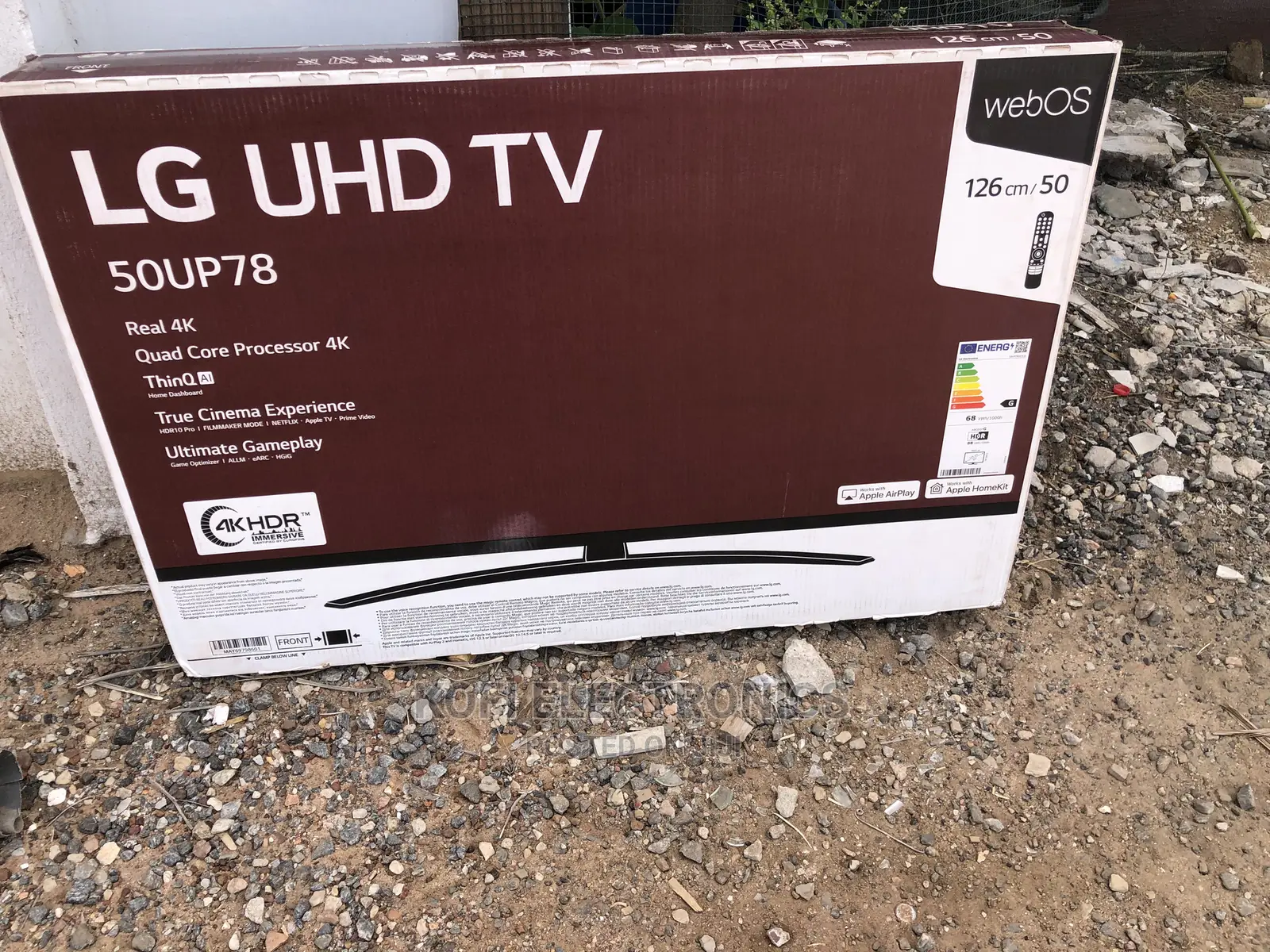 Ai 2021 LG Uhd TV 50 Inch Up78 Series Active HDR Webos
