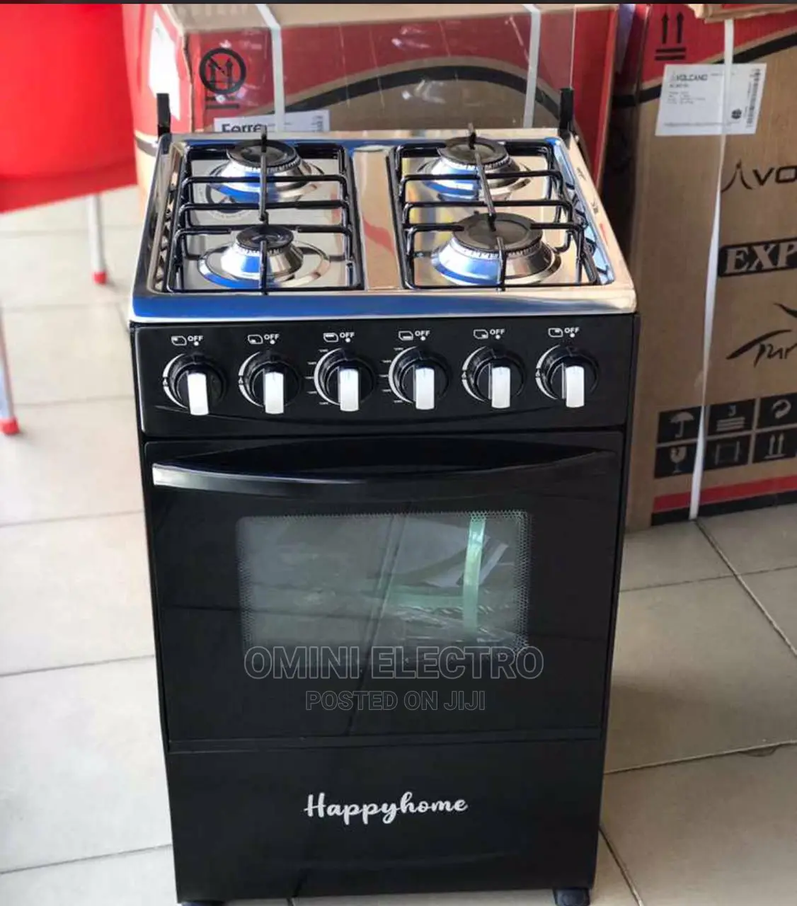 All New 4 Burner 50/50 Standing Cocker