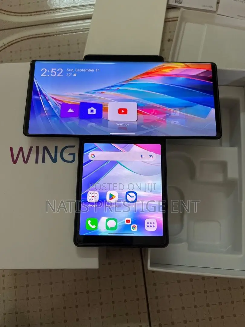 New LG Wing 5G 128 GB Black