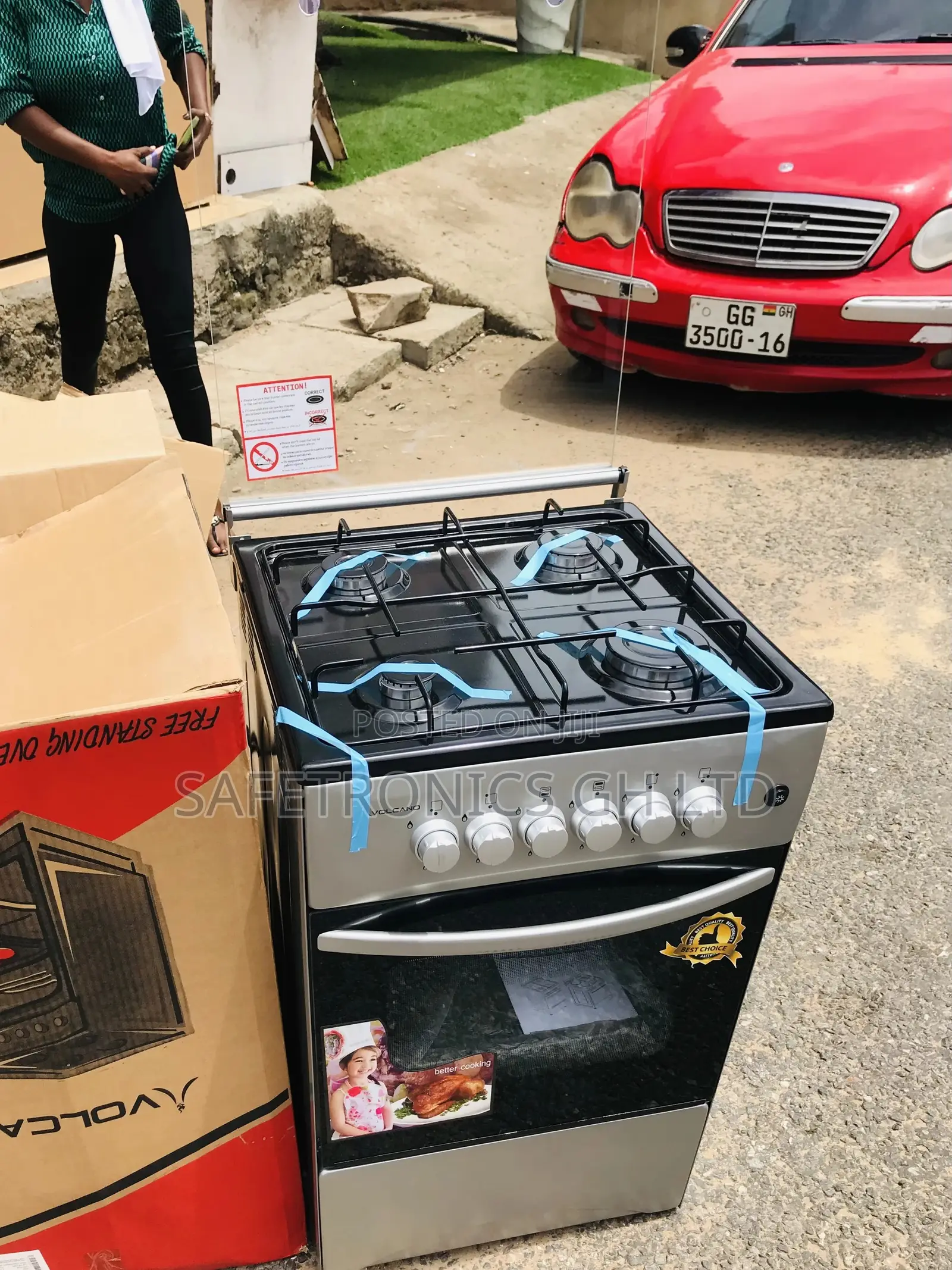 Volcano 4BURNER 60x60 Smart Oven With Grill