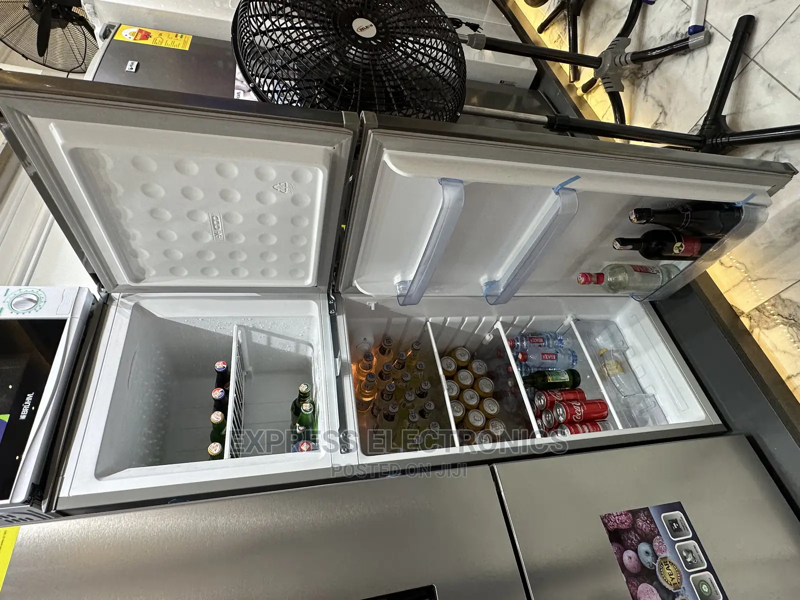 Hot  Deal on Top Freezer Double Door Rainbow RF-200B (140L)