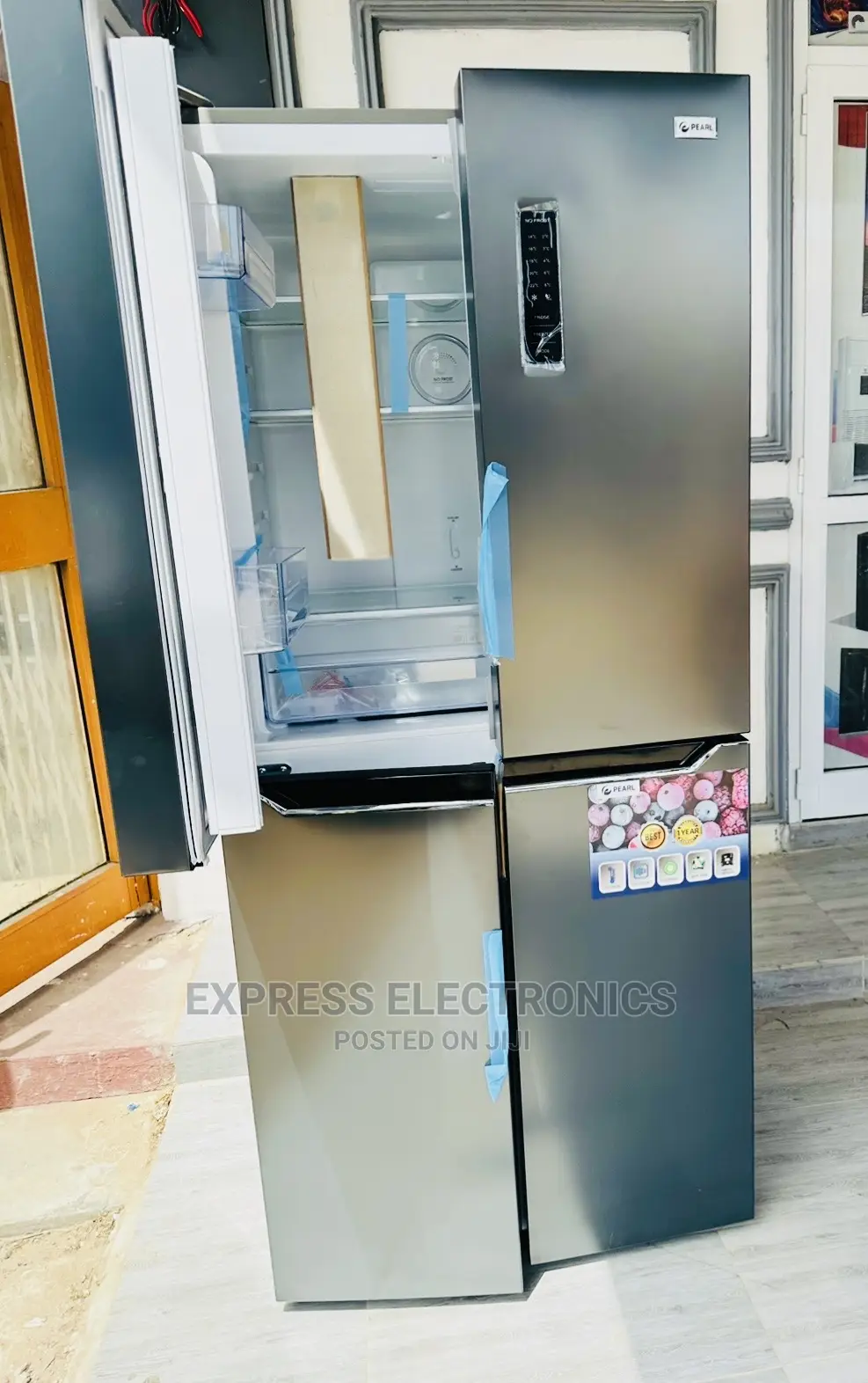 Special Offer on Pearl 337ltr Side by Side Fridge PF-550BSS