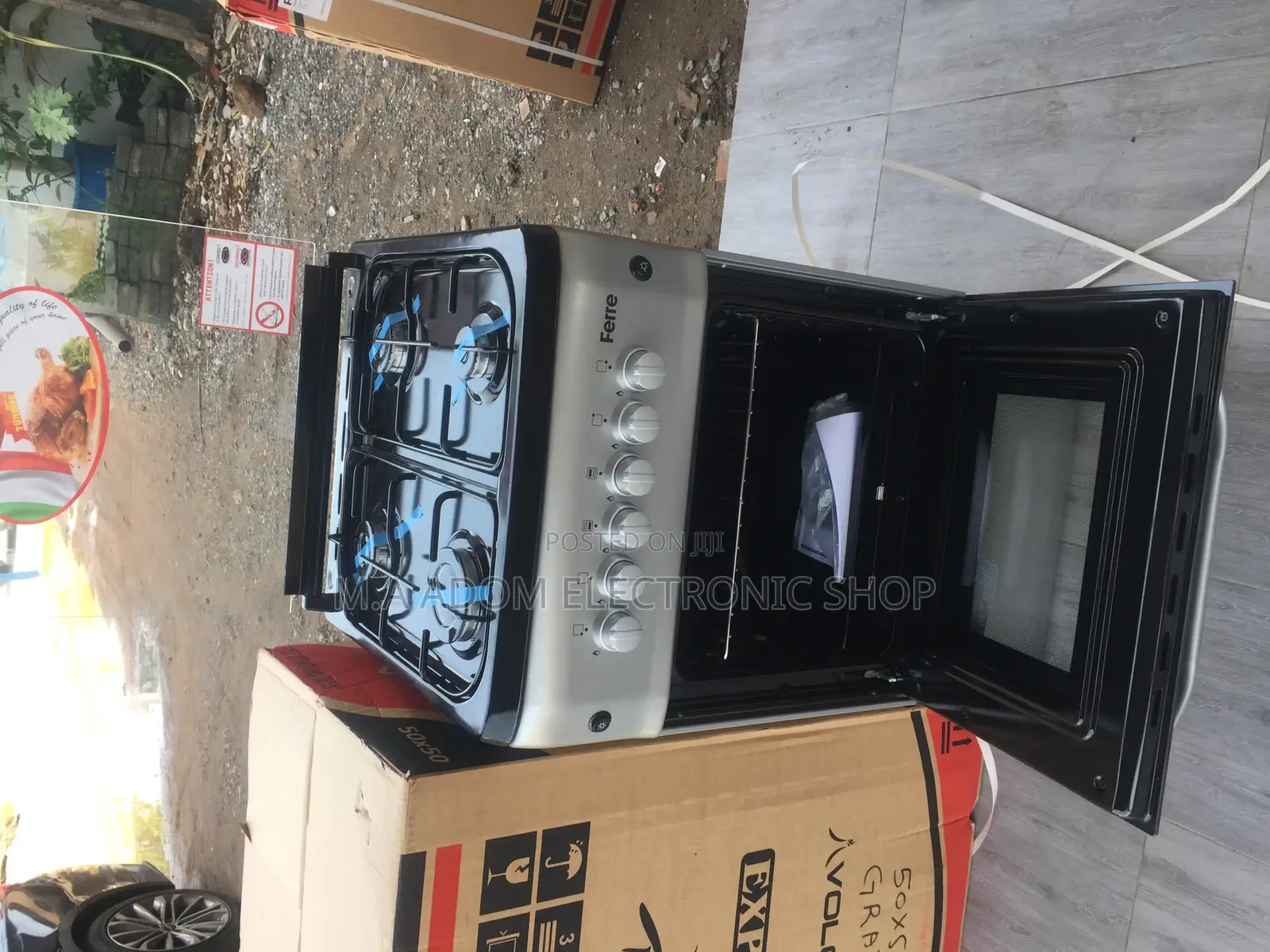 Come Around Volcano 4B 50x55 Gas Cooker With Inbuilt Light