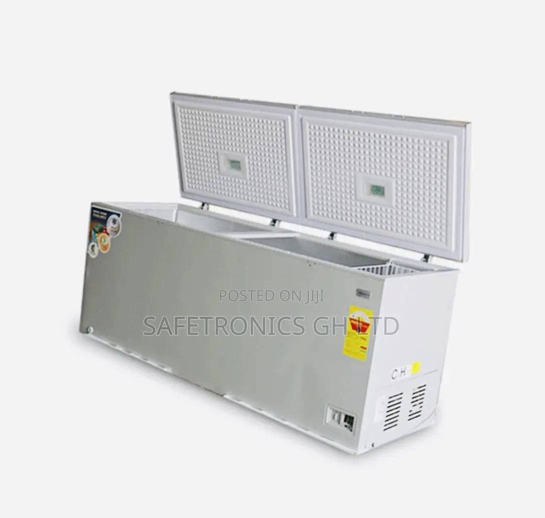 Pearl 708ltrs Double Door Chest Freezer PCF-850(Silver)