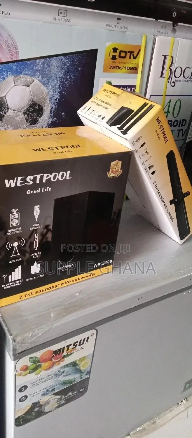 Home Theater Westpool 2.1ch Soundbar
