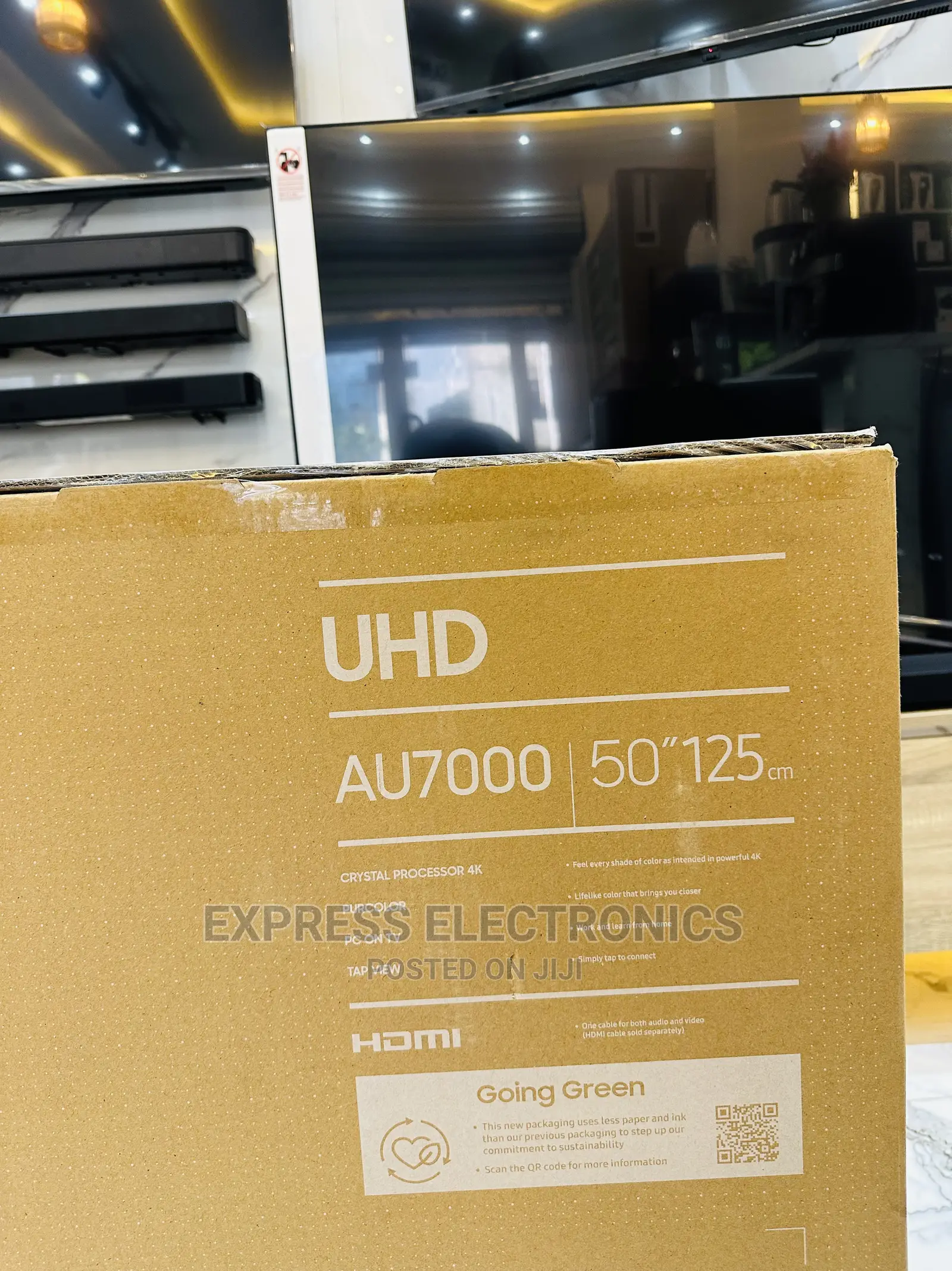 Samsung UHD True Colors Cinema 50”Au7172 Tv