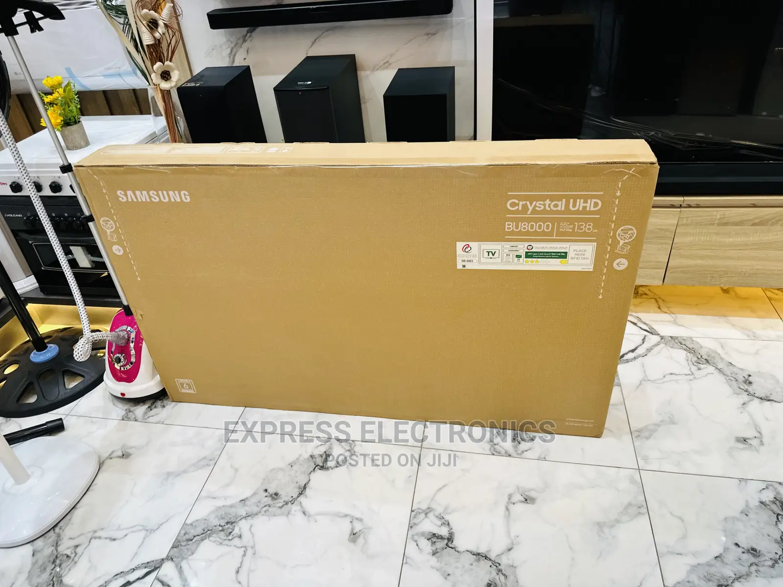 High Brightness Sleek UHD Smart Samsung 55”Bu8000 Tv