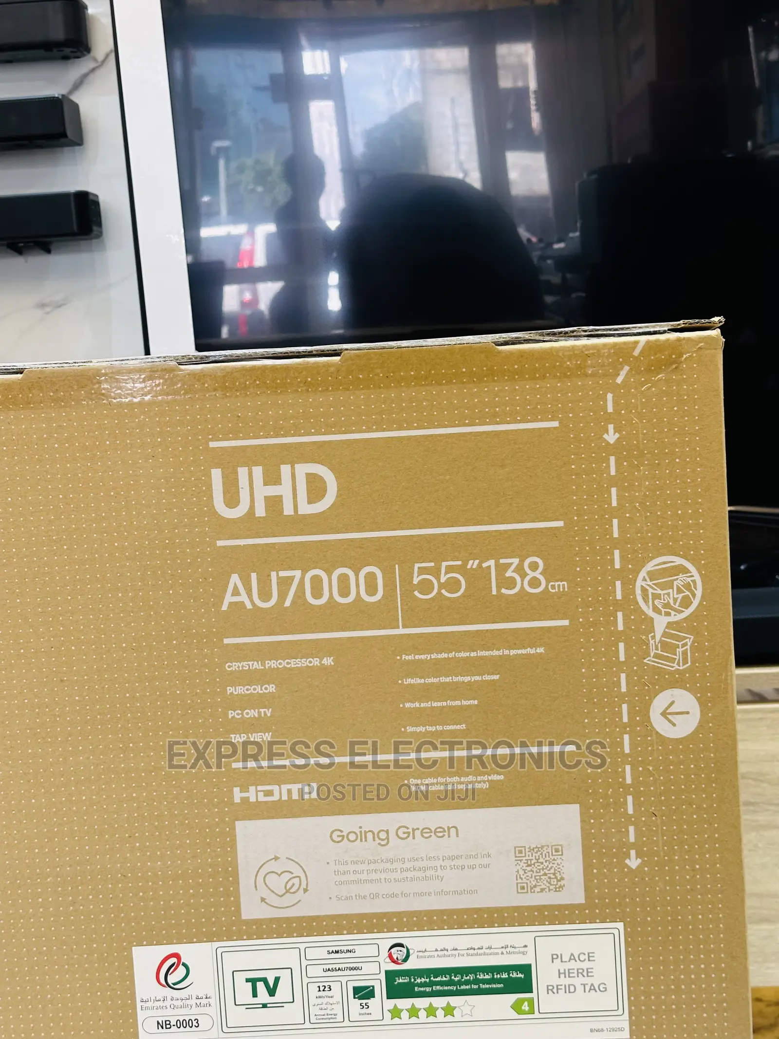 Wide Enhanced Color Contrast Samsung UHD Smart 55”Au7171