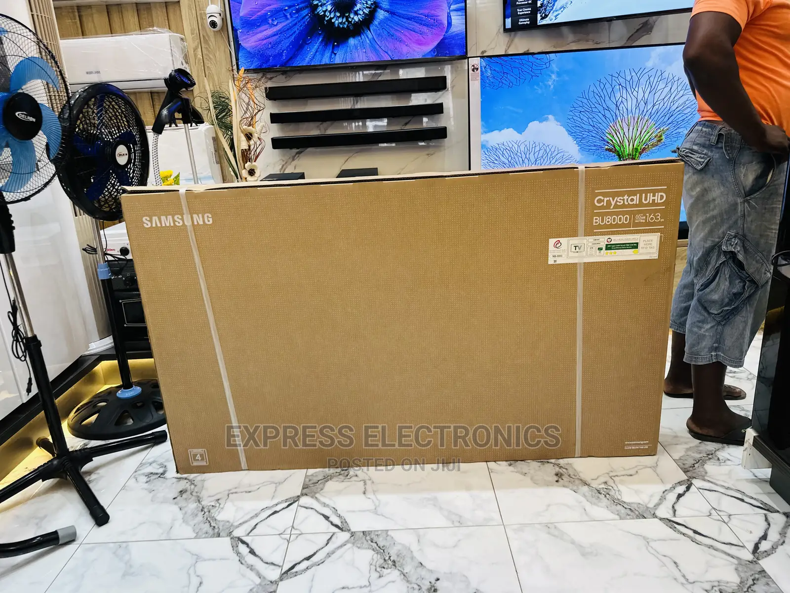 High Brightness UHD Smart 65”Bu800” Samsung Led Tv