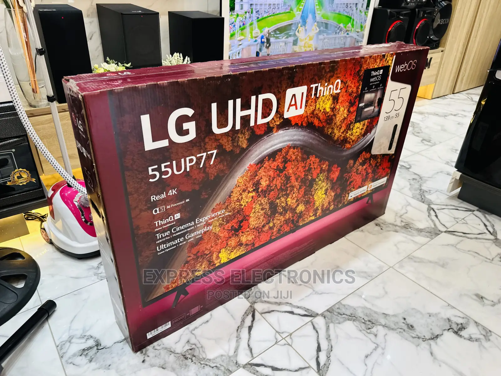 True Cinema  Experience UHD Smart LG 55”Uq81 Tv