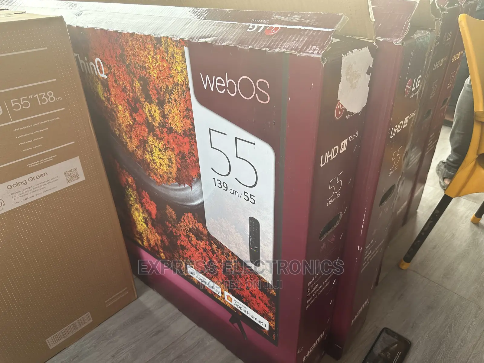 Long Lasting Durability LG UHD 55” Up77 Tv