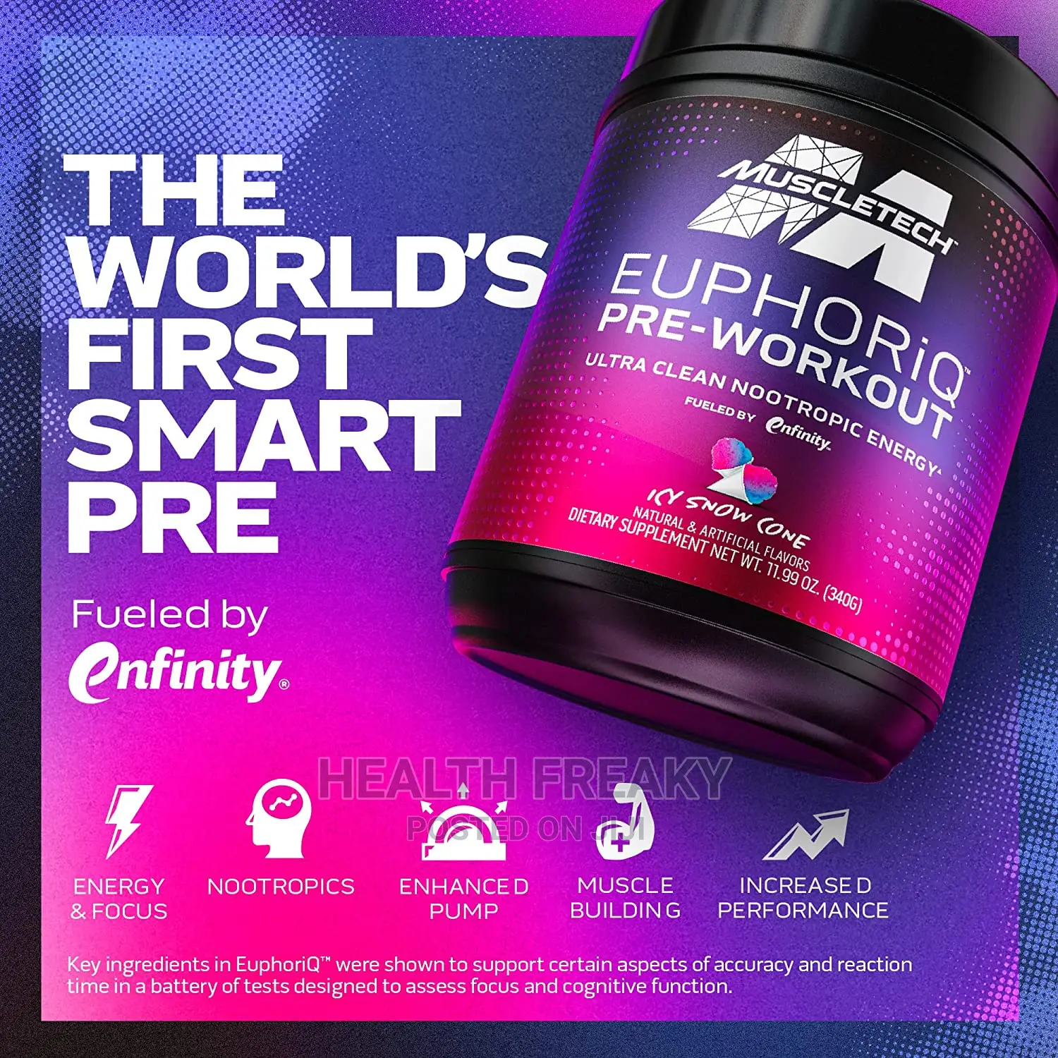 Pre Workout Powder | Muscletech Euphoriq Smart Preworkout