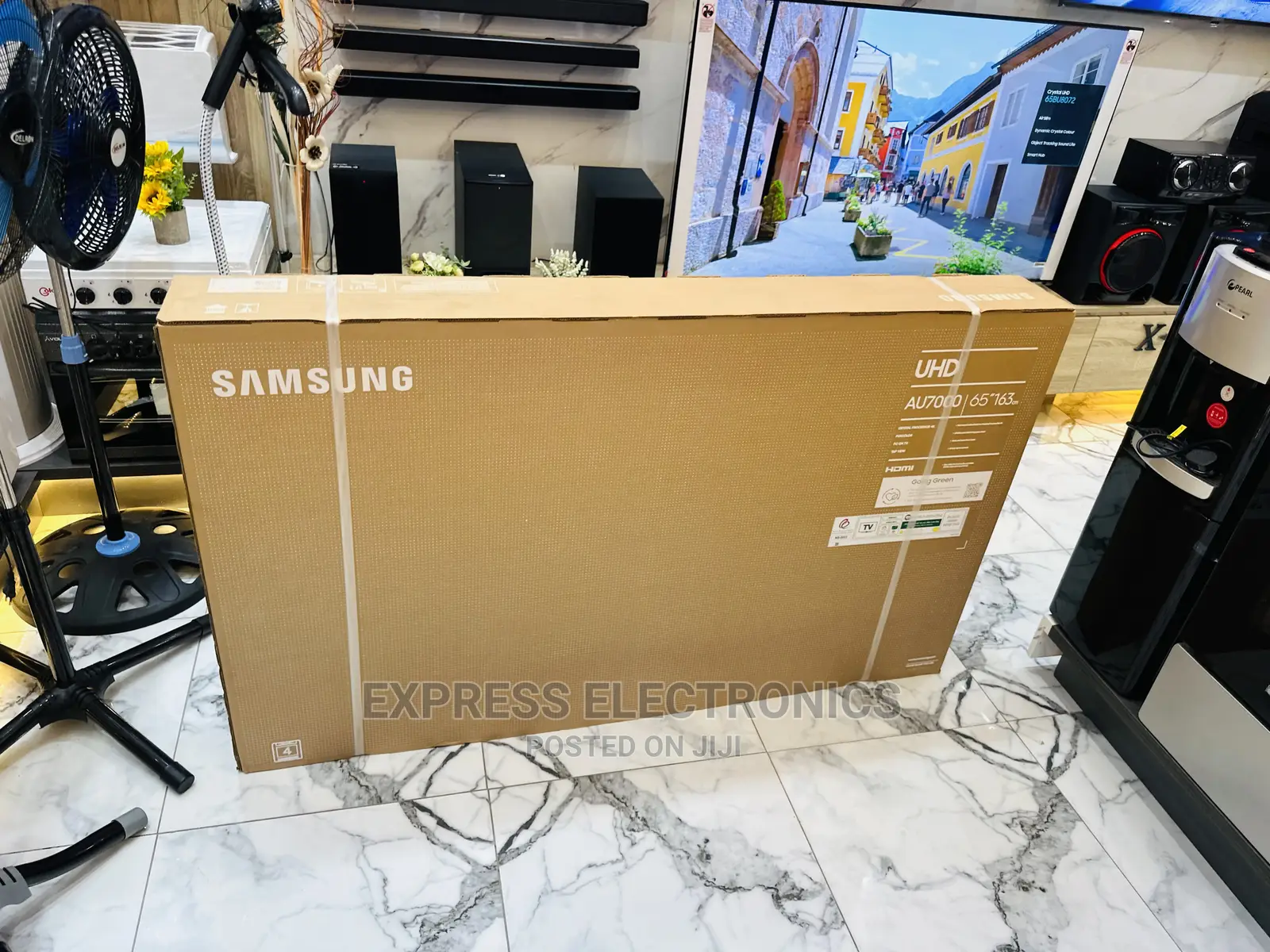 100%Uhd Display Samsung 65”Au7000