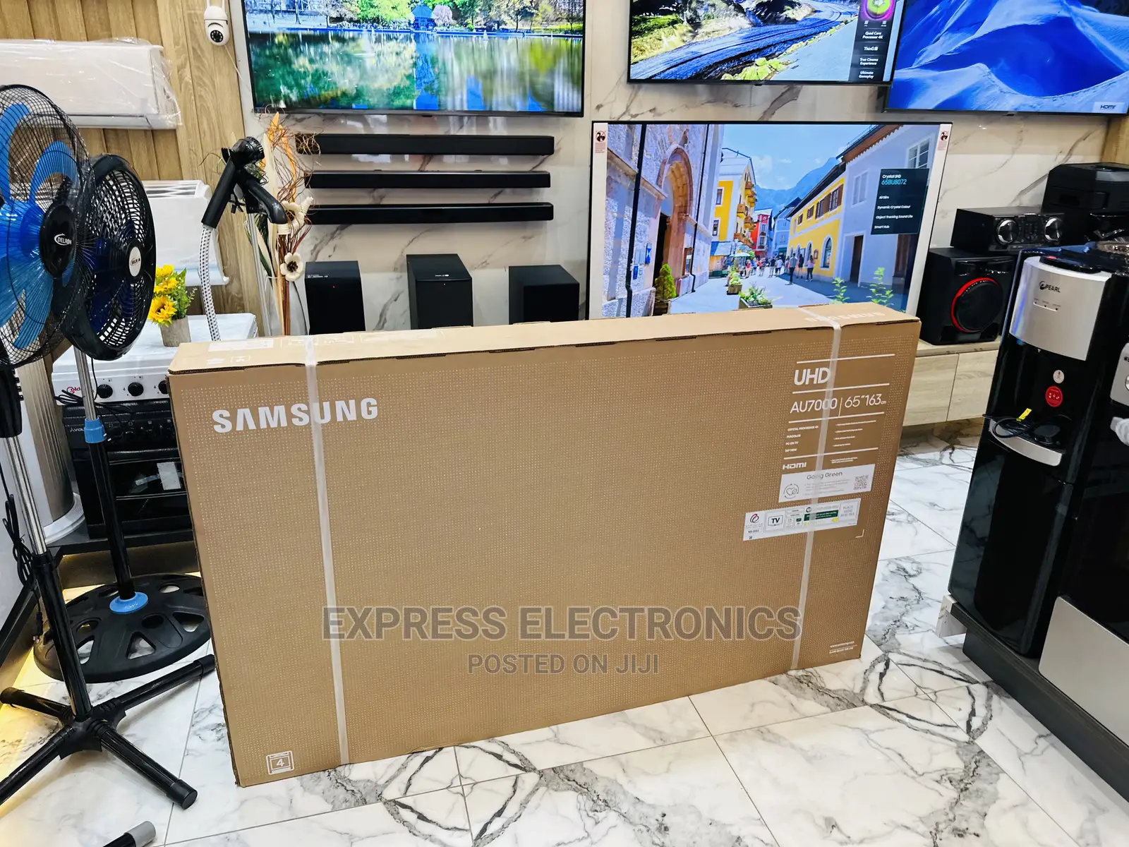 100%Uhd Display Samsung 65”Au7000