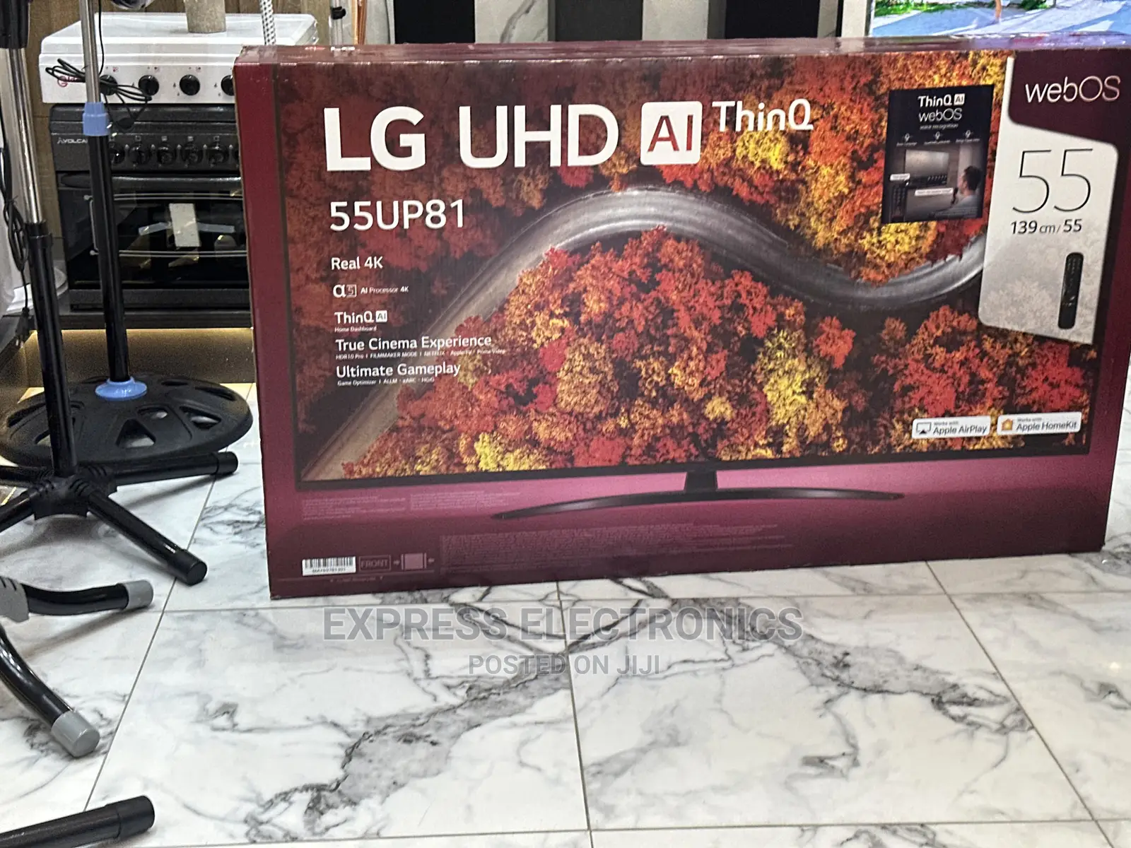 Range of Quantum Pictures UHD LG UP81 55” Tv