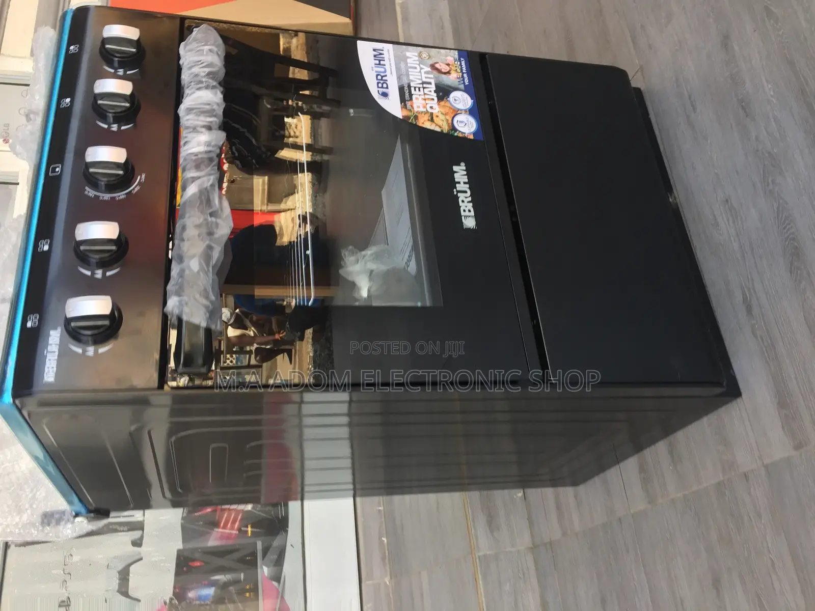 New Bruhm 4 Burner Gas Cooker With Oven N Grill (BGC-5540)