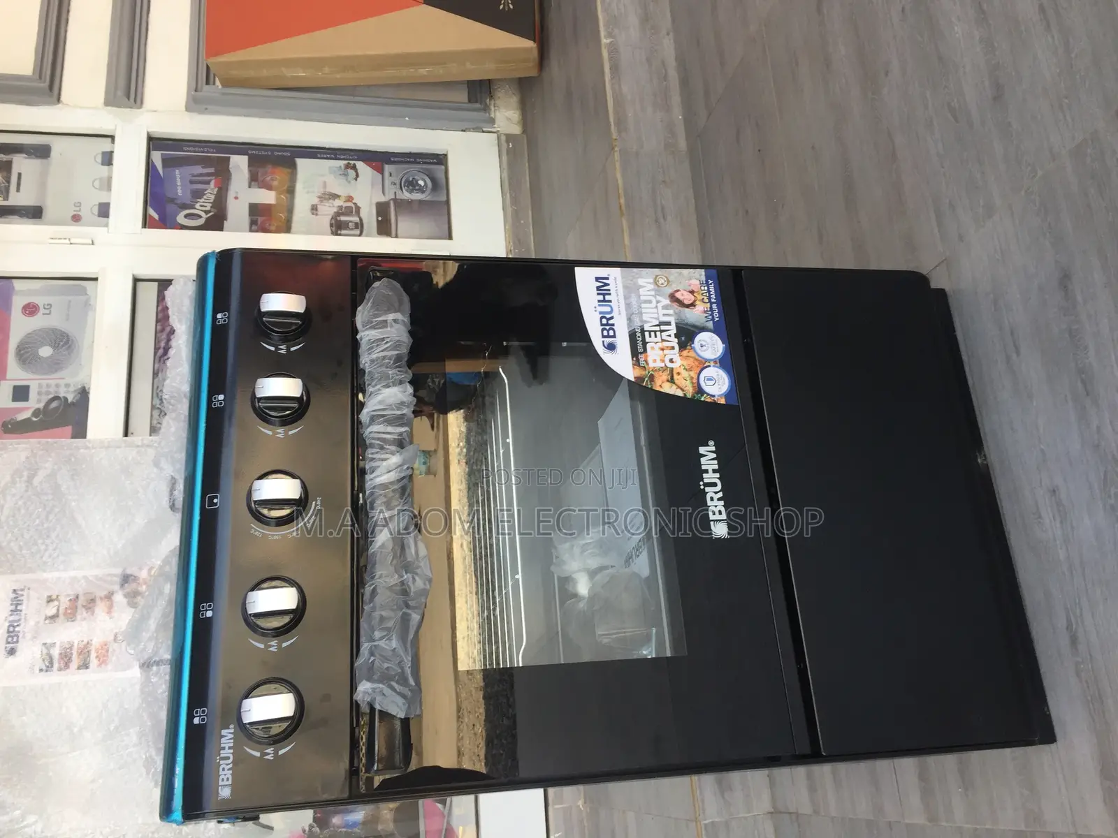Best Bruhm 4 Burner Gas Cooker With Oven Grill (BGC-5540)