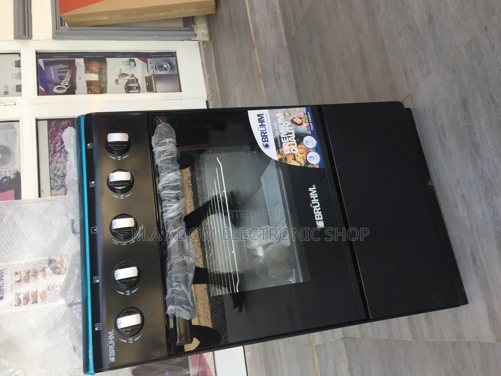 Better Bruhm 4 Burner Gas Cooker With Oven Grill (BGC-5540)