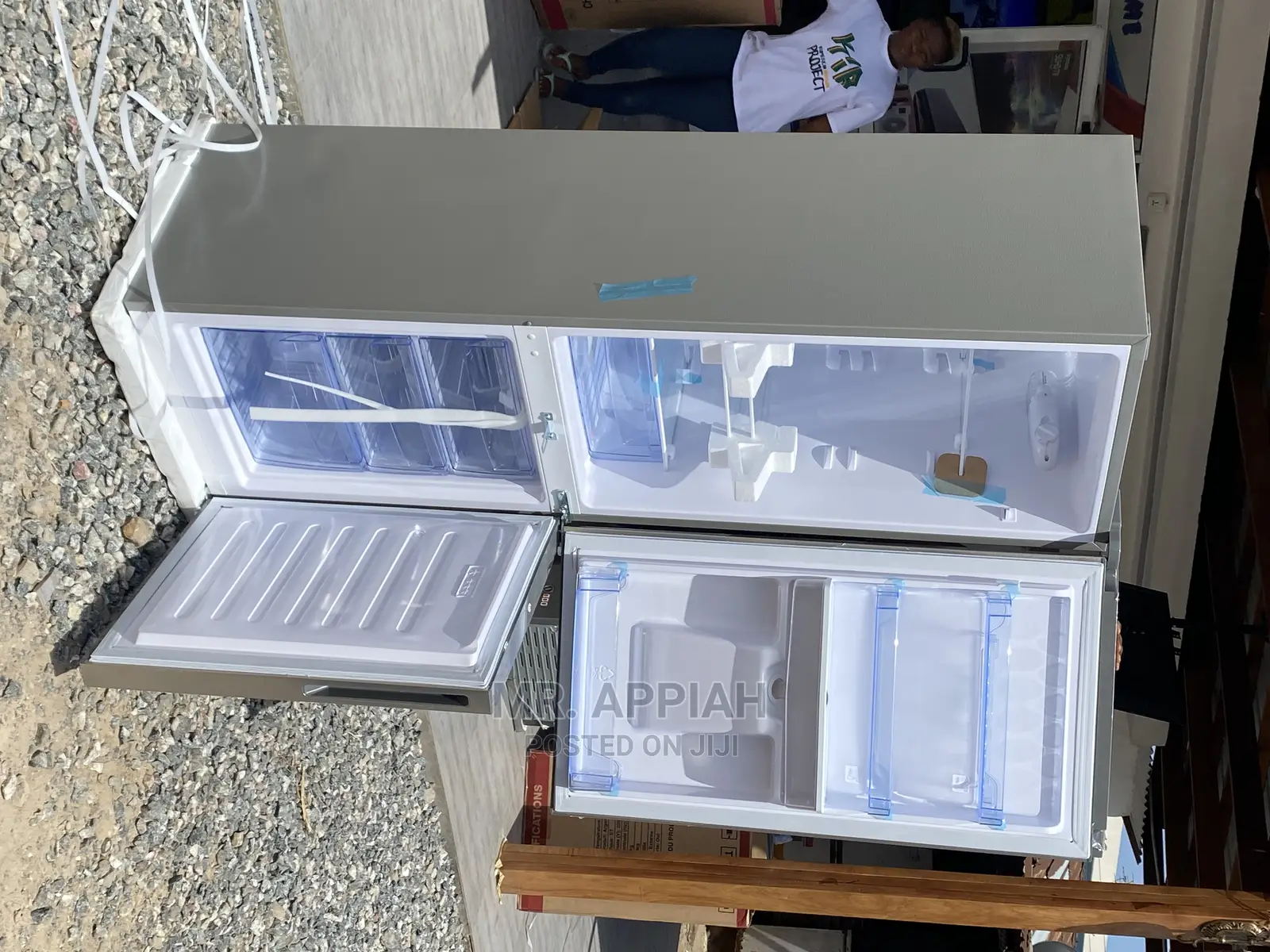 Extremely Chilling Pearl 287L Double Door Fridge(PF-405ixwd)