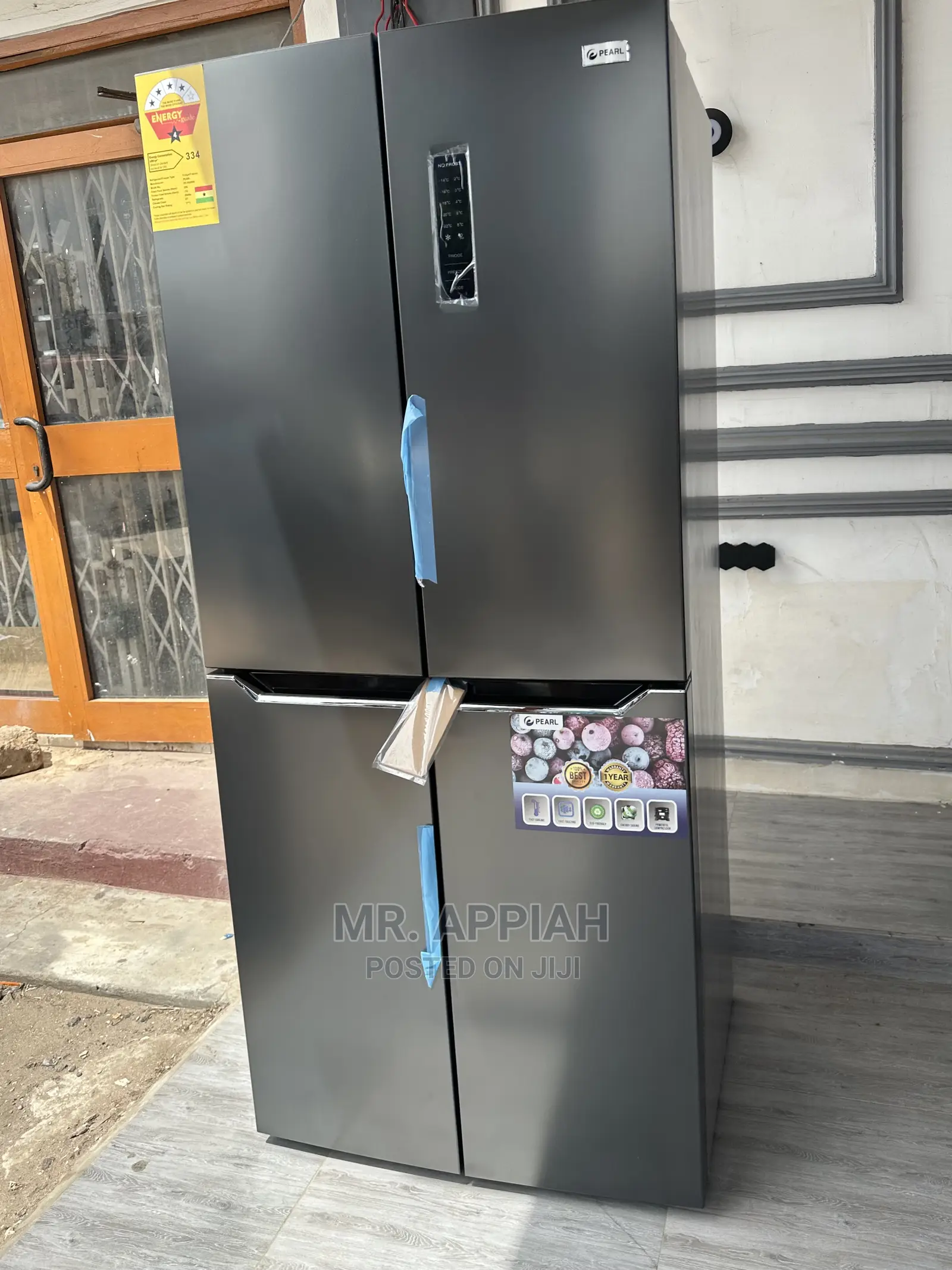 Low Energy Consumption Pearl Side By Side Fridge(Pf-550bss)