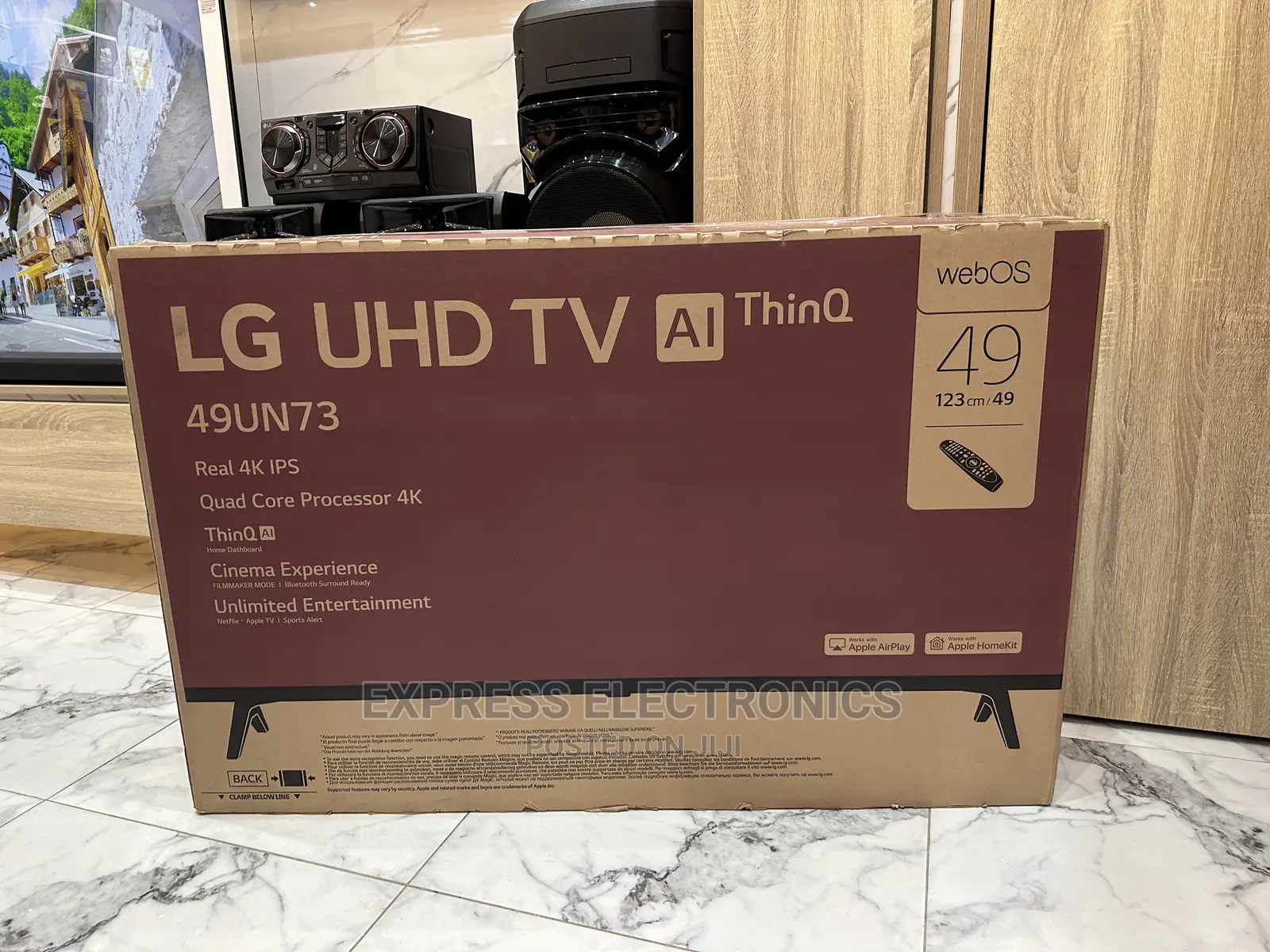 LG Uhd Active HDR Webso 49”Un73