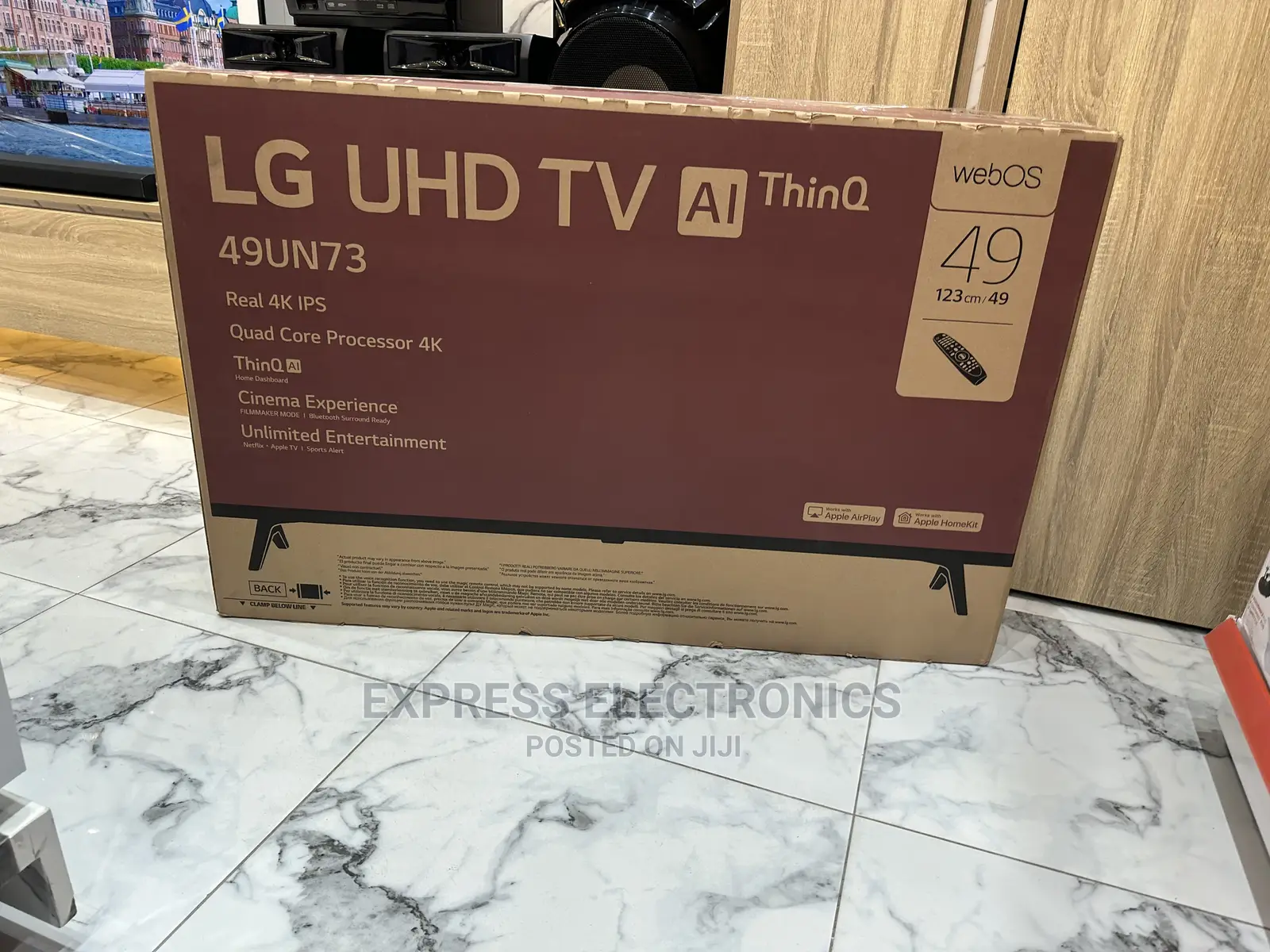 LG Uhd Active HDR Webso 49”Un73