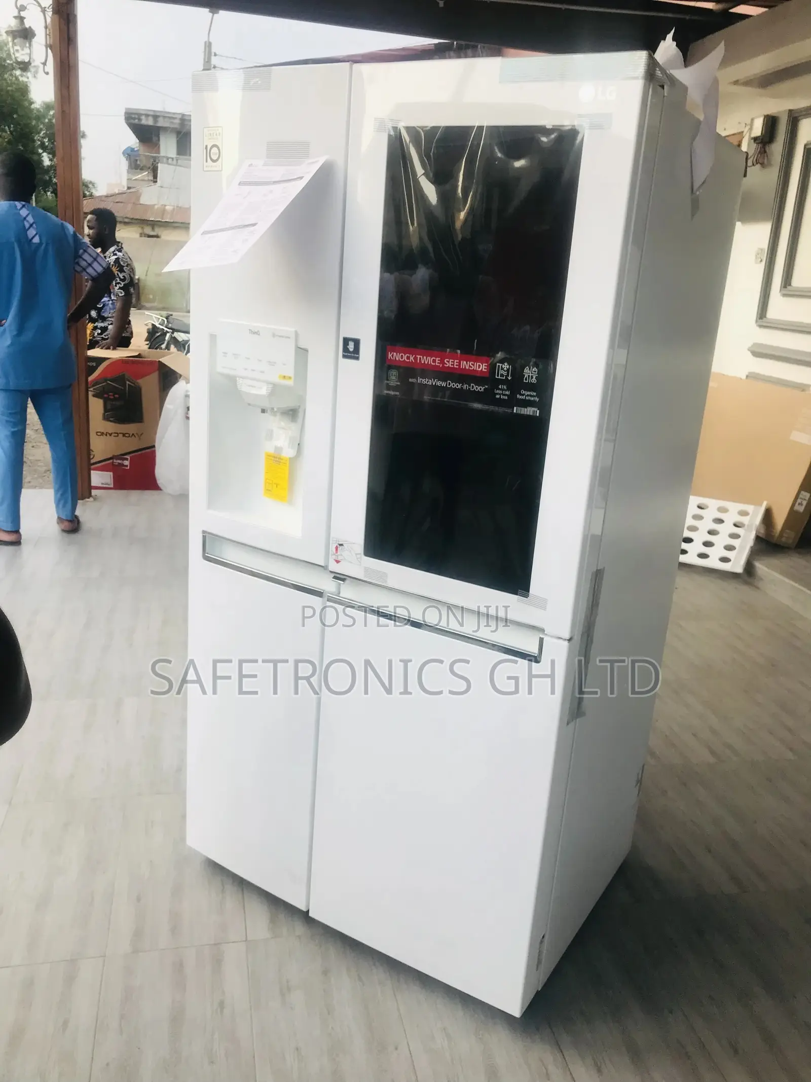 LG GC-J337CSAL 869 Litres Mega Side-by-Side Refrigerator 