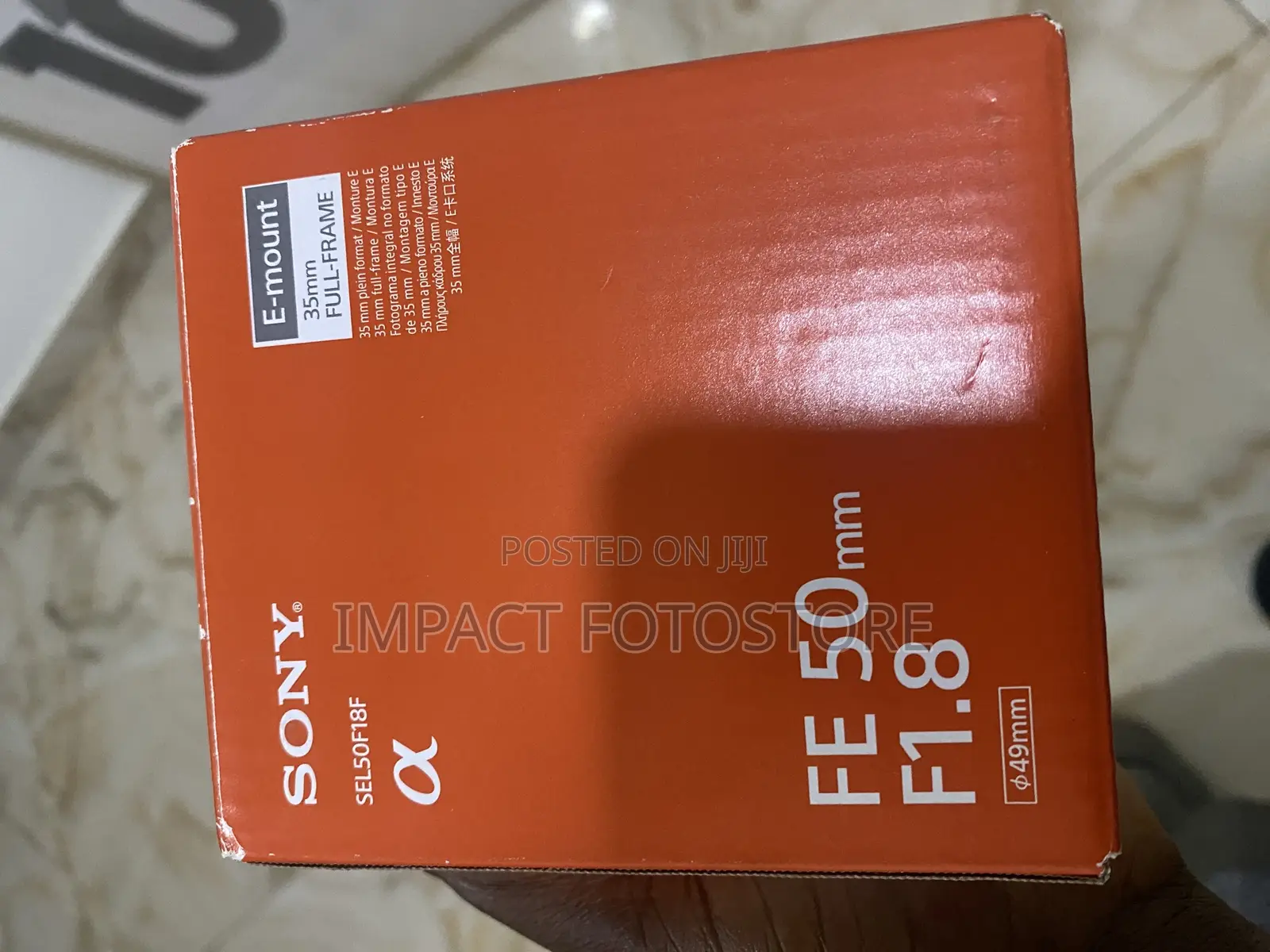 Sony E 50mm F/1.8 Lens (Black)
