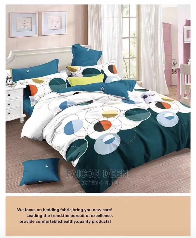 Thick Cotton Bedding (2 Bedsheets, 4 Pillow Cases )