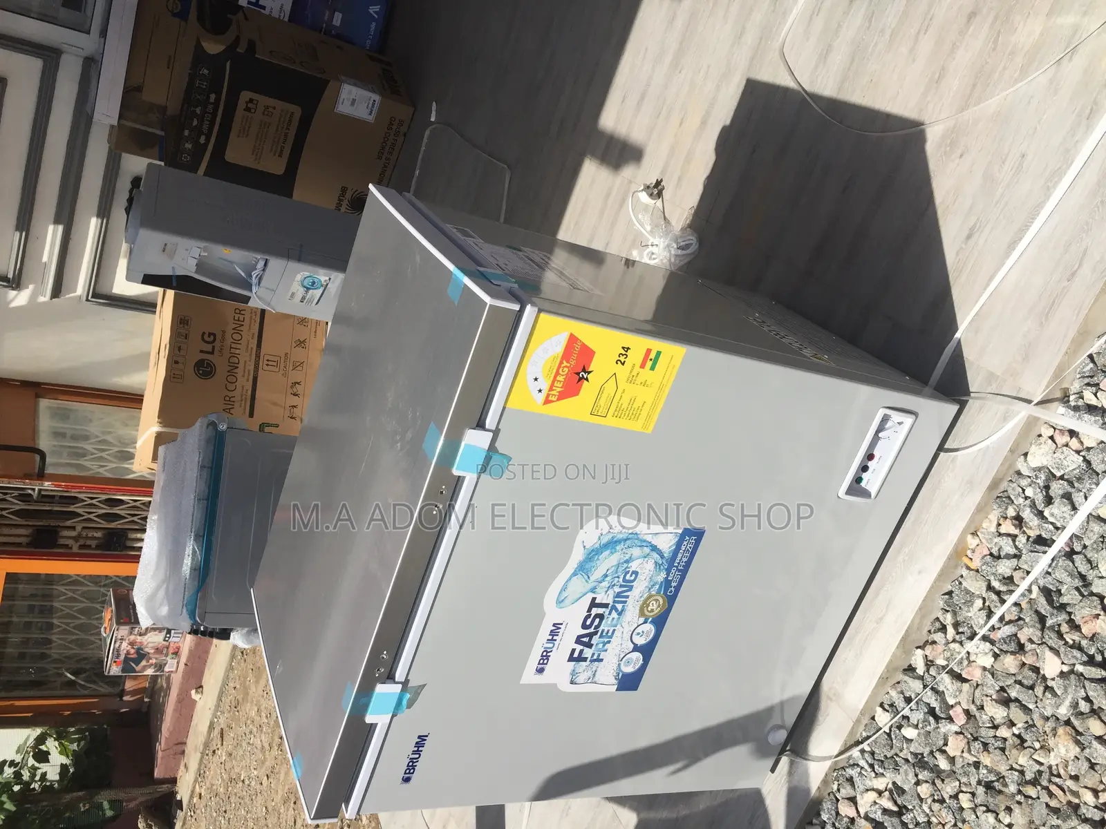 Super Cool Bruhm Chest Freezer Fast Cooling 150L