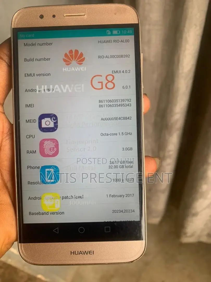 Huawei G8 Dual SIM 32 GB Gold
