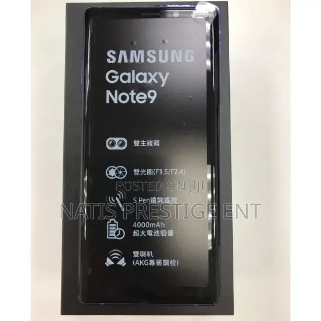 New Samsung Galaxy Note 9 128 GB Black