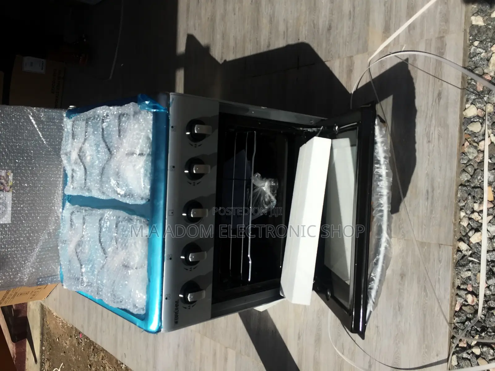 Prevail Bruhm 4 Burner Gas Cooker With Oven Grill (BGC-5540)