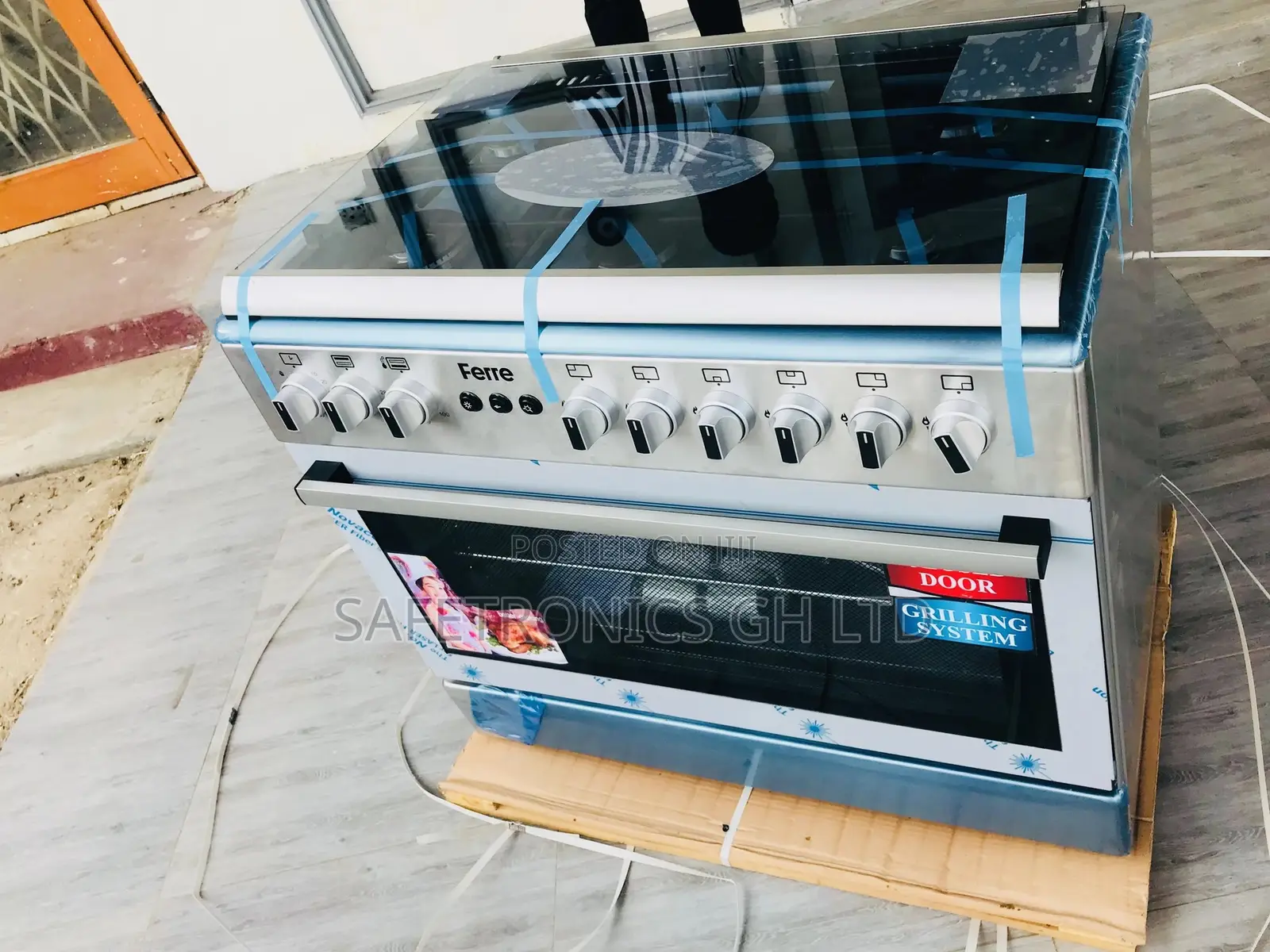 2 Electric 4 Gas Ferre Oven Burner With Grill 60x90 