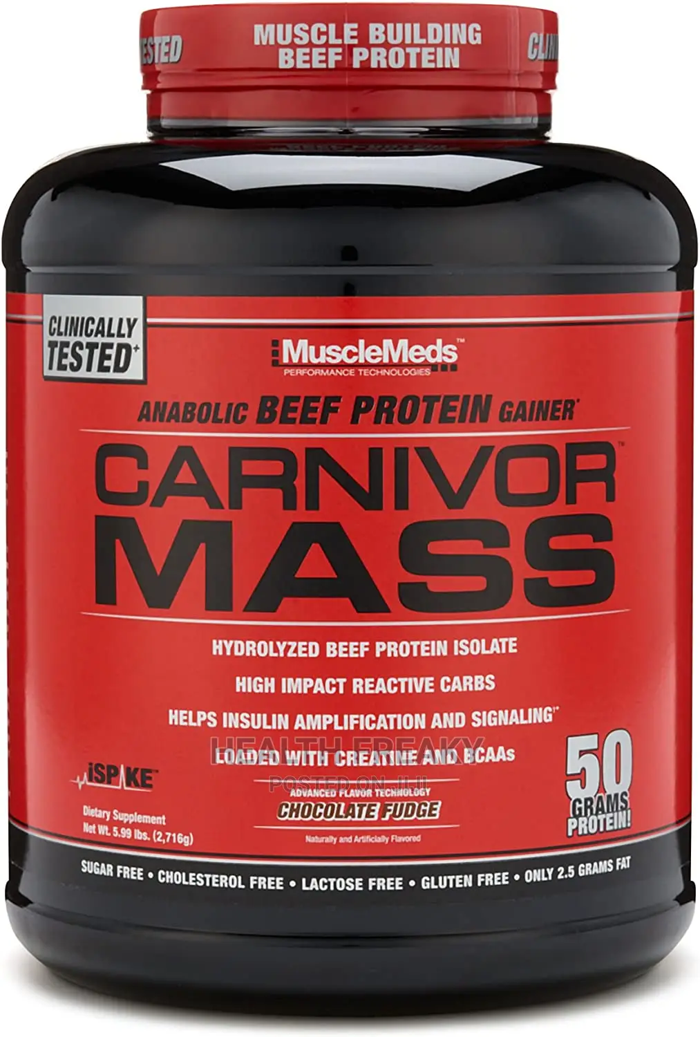 Carnivor Mass Gainer Beef Protein Isolate Weight Gainer