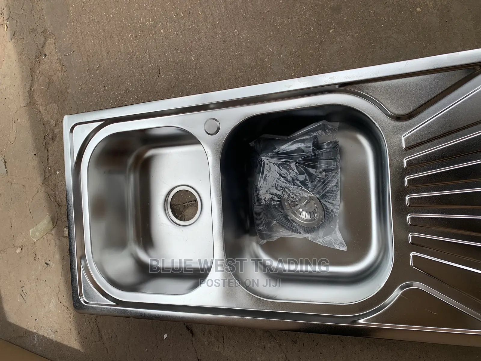 Double Bowl Cabinet Sink With Arm
