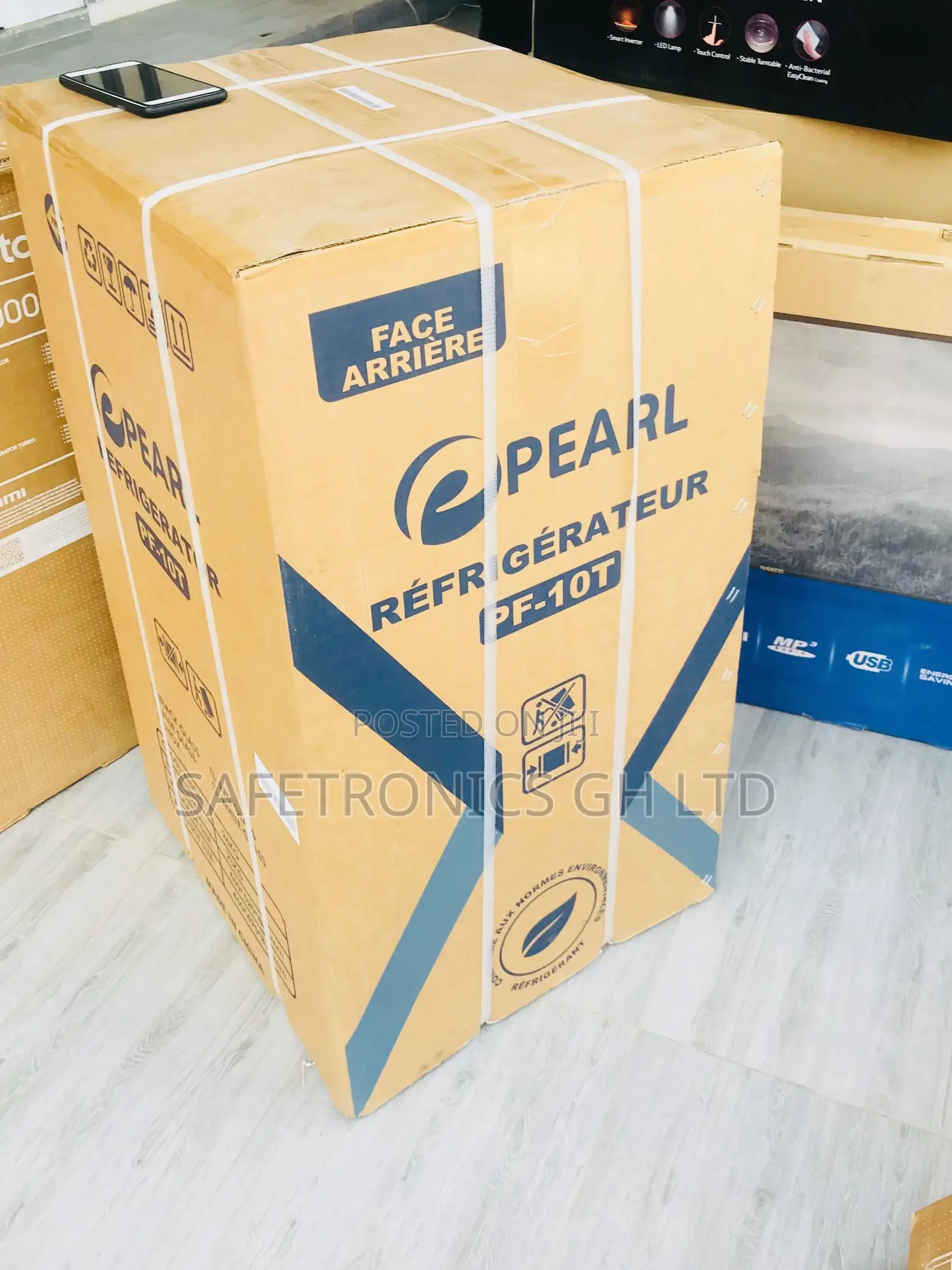 80 Liters Pearl 10t Table Top Fridge Double Door