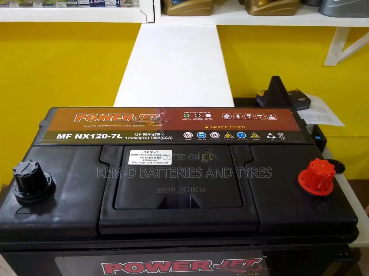 17 Plates Power Jet Battery - 90ah