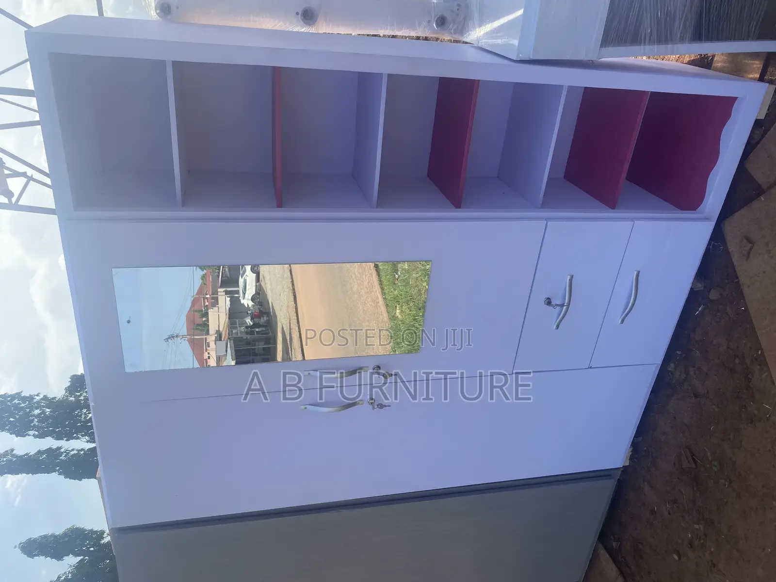 2 Doors Wardrobe With Shoe Rack