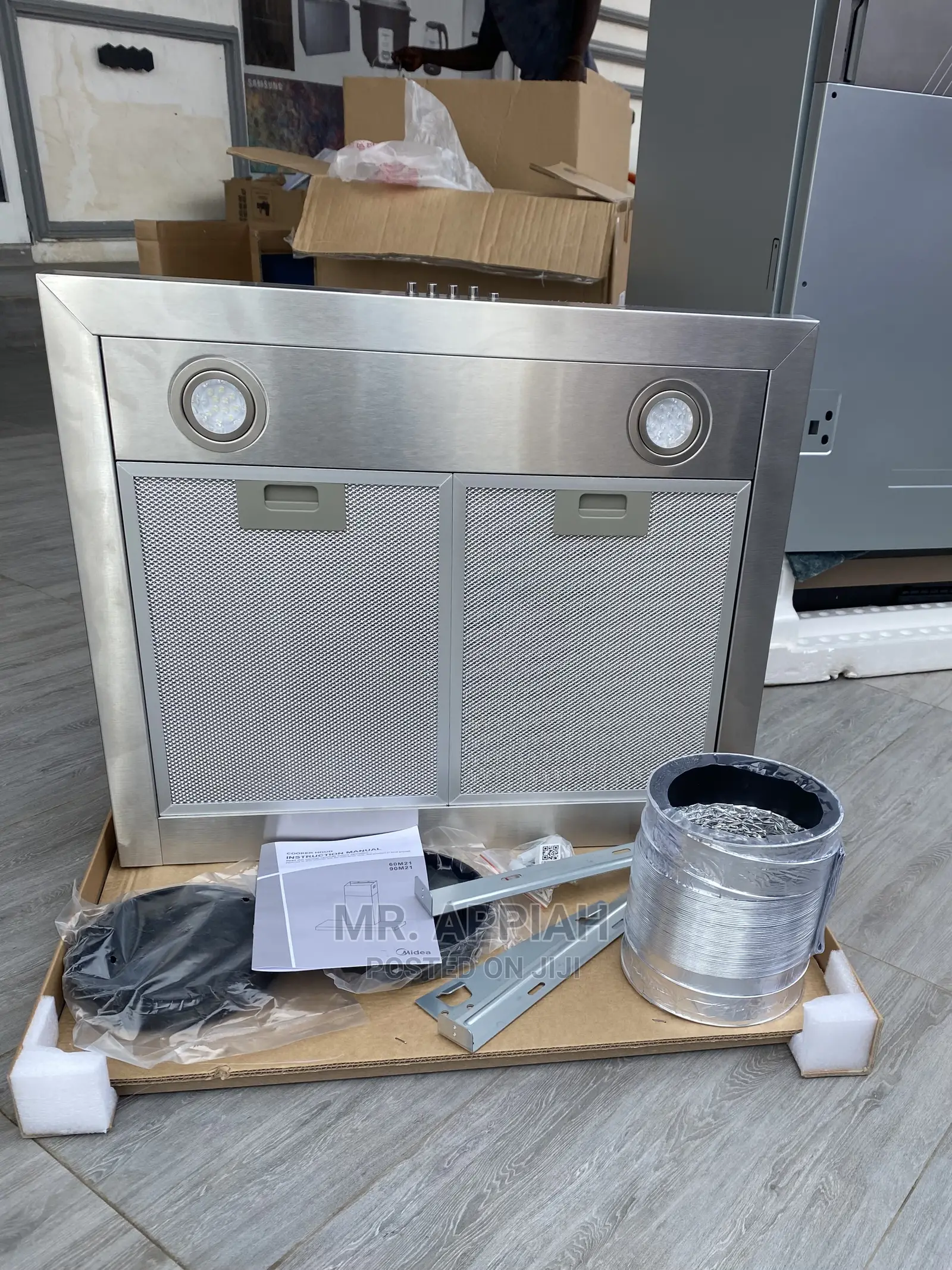 Reliable Midea 60cm Cooker Hood / Stainless Steel [60M21] 
