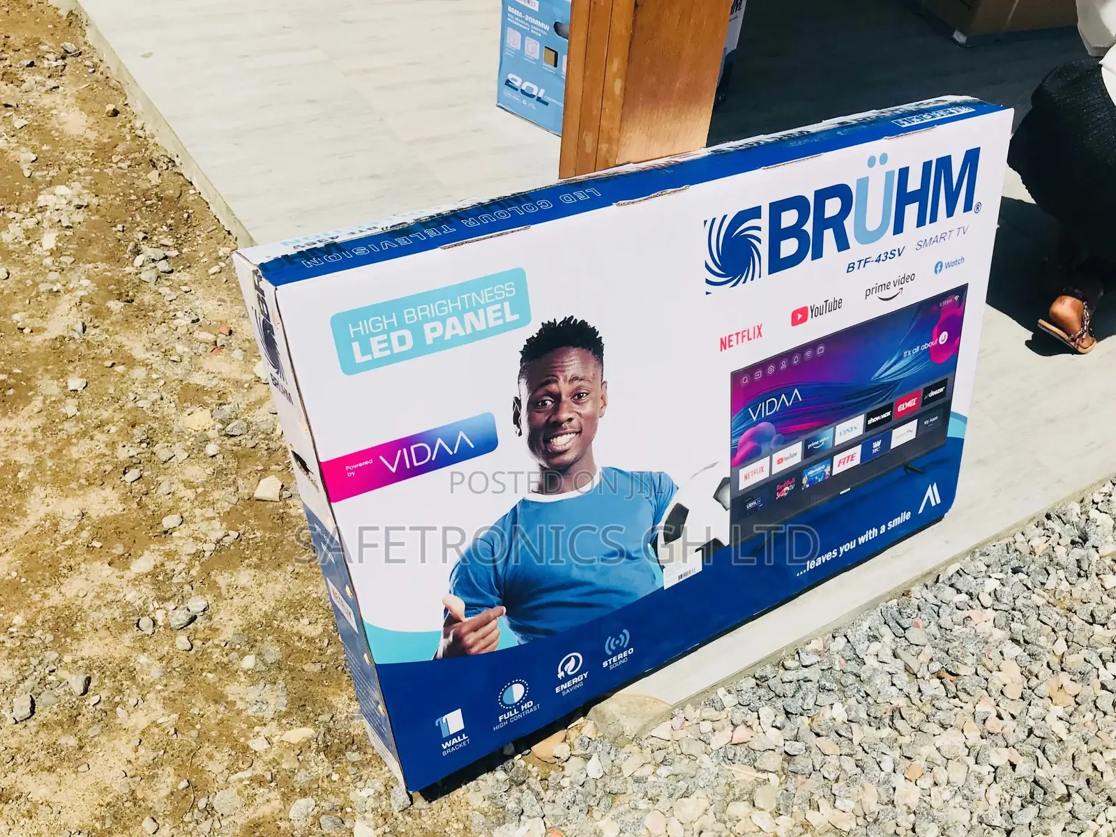 FHD Smart OS LED TV – BTF-43SV Bruhm 43 Inches 