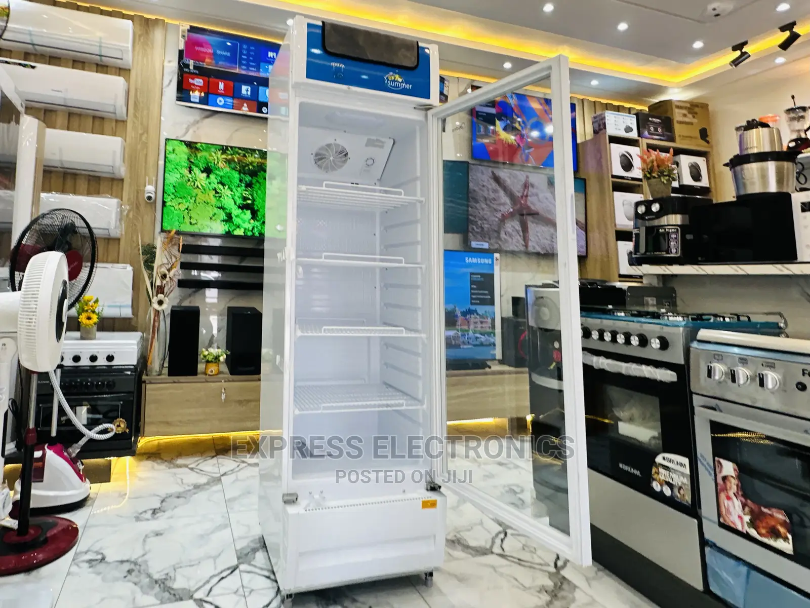 UNI-250C 198LTRS Icestream Displayfridge Single Door