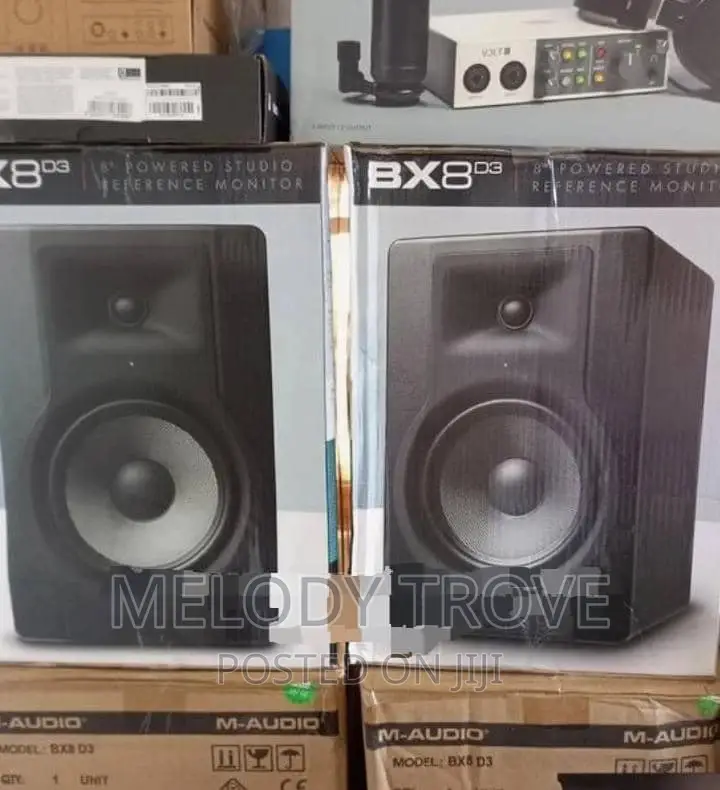 M-audio Bx8 D3 Studio Monitors