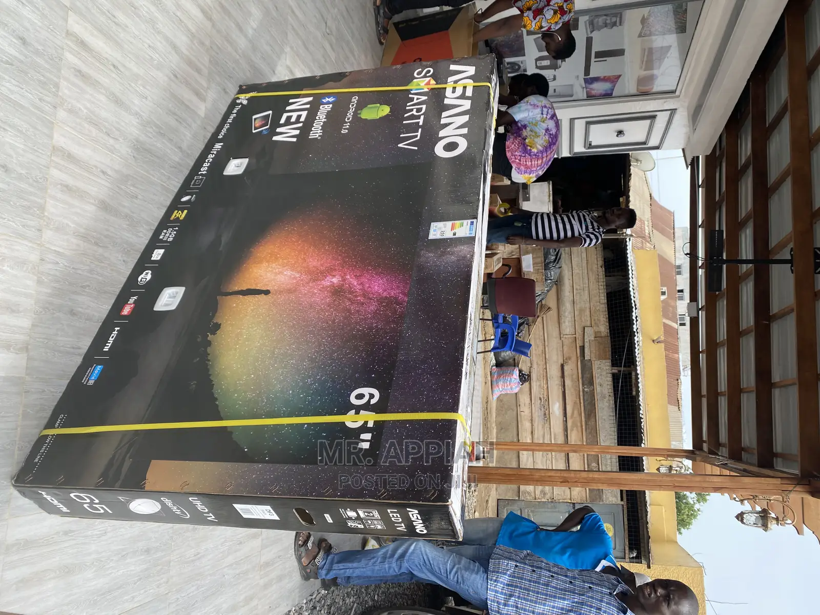 Quality Asano 65′′UHD Miracast Smart Satellite TV+ Bluetooth