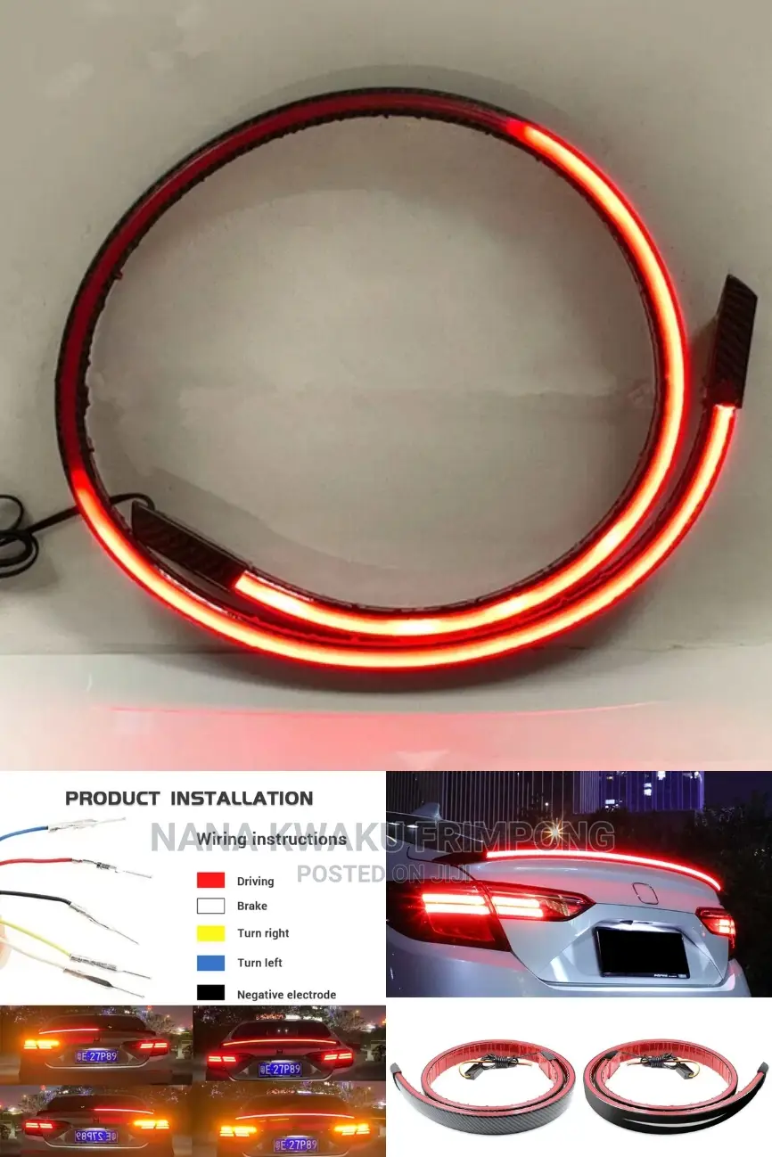 Boot( Led Light) Spoiler With Indicators Available for All