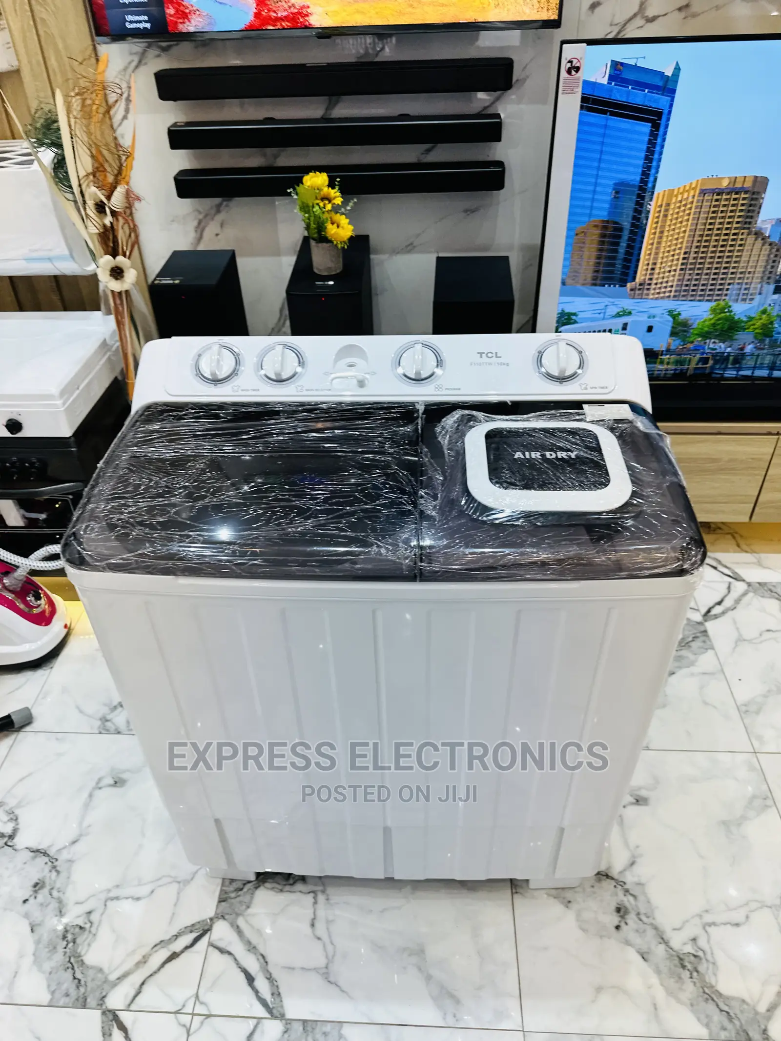 2opposite Water Flows TCL Top Load Washing Machine 10kg