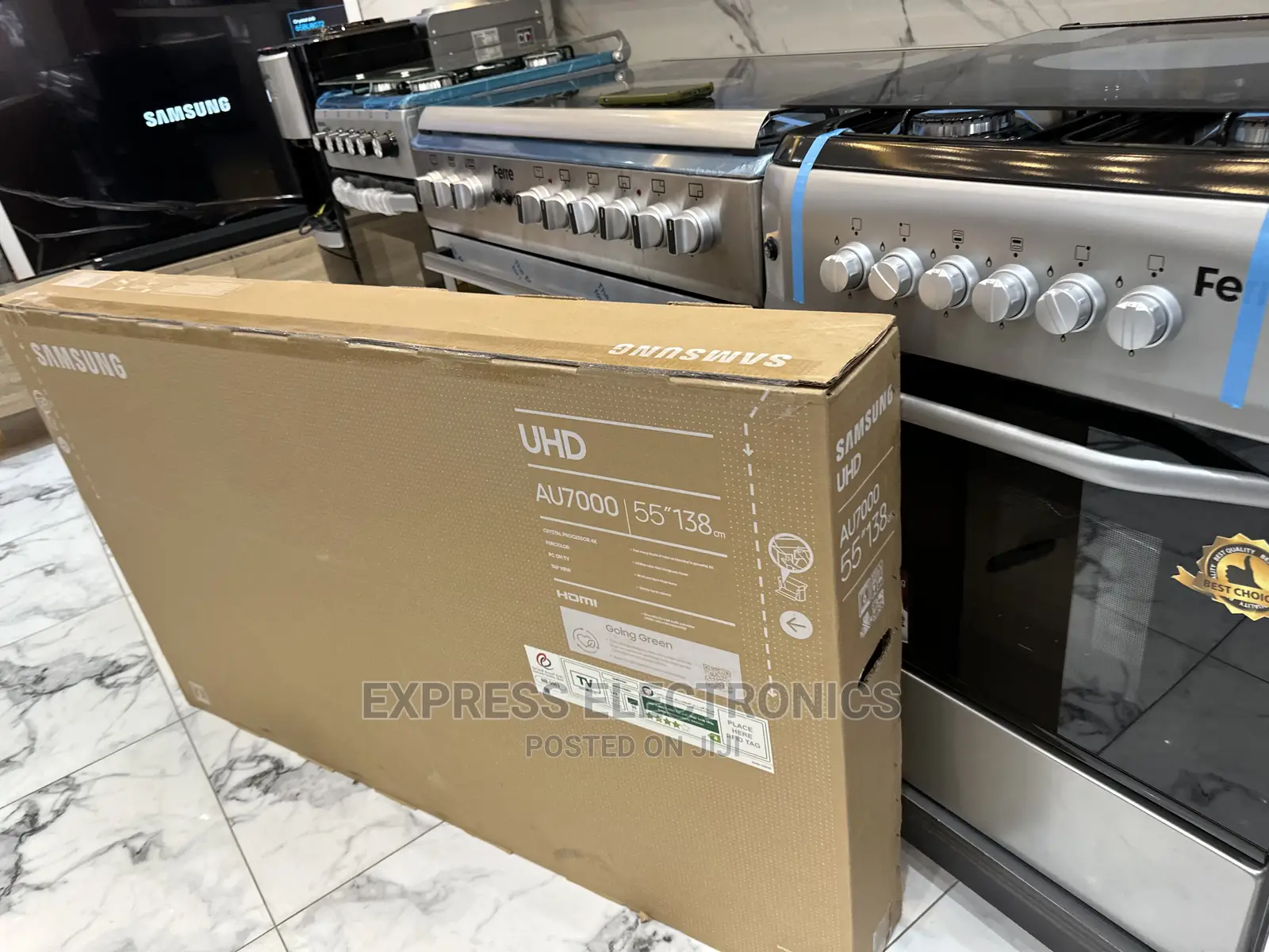 Samsung UHD Smart Hub Airslim Au7000 55” Tv