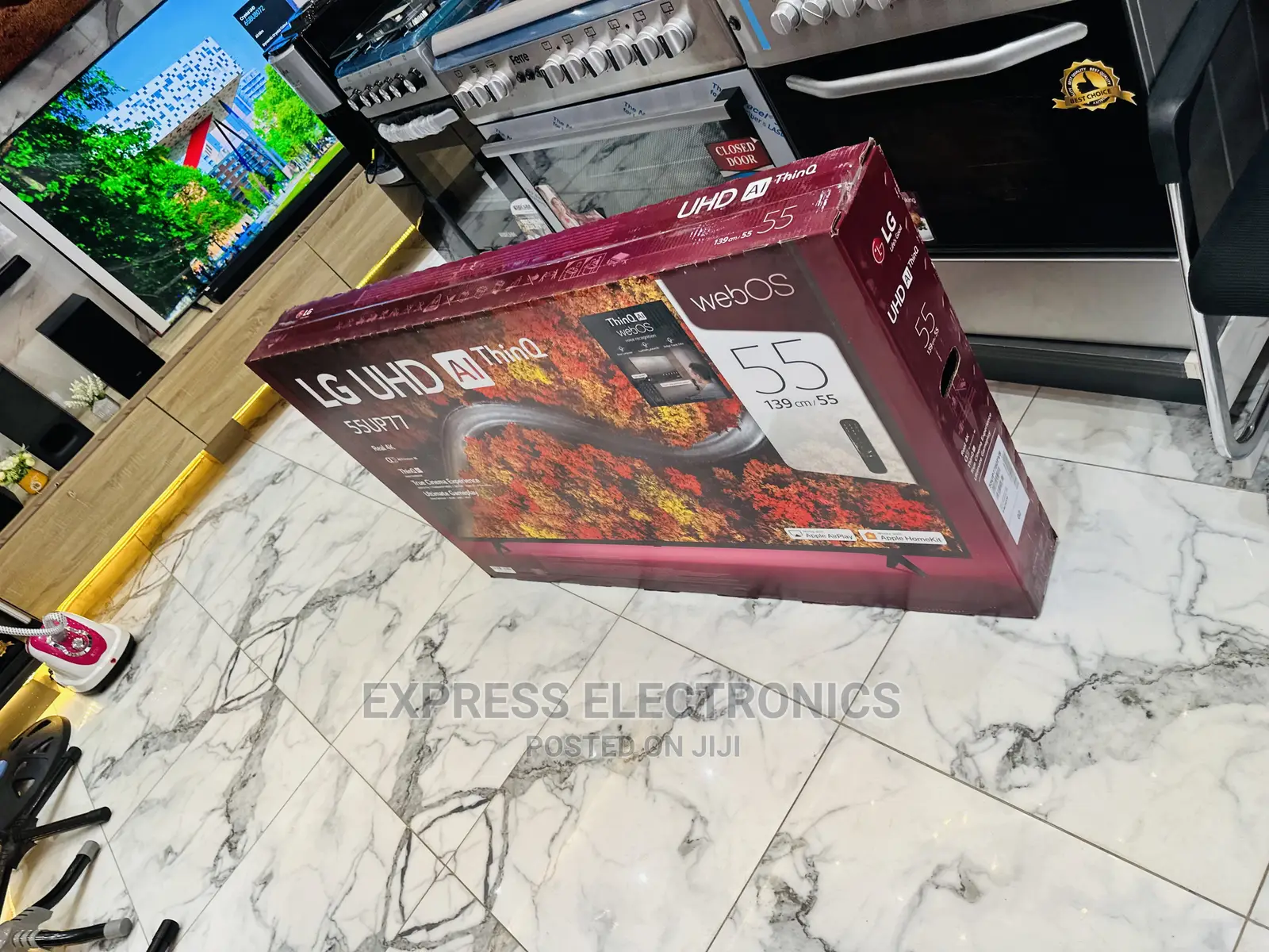 Object Tracking Sound Effects LG UHD Smart Up77 55” Tv